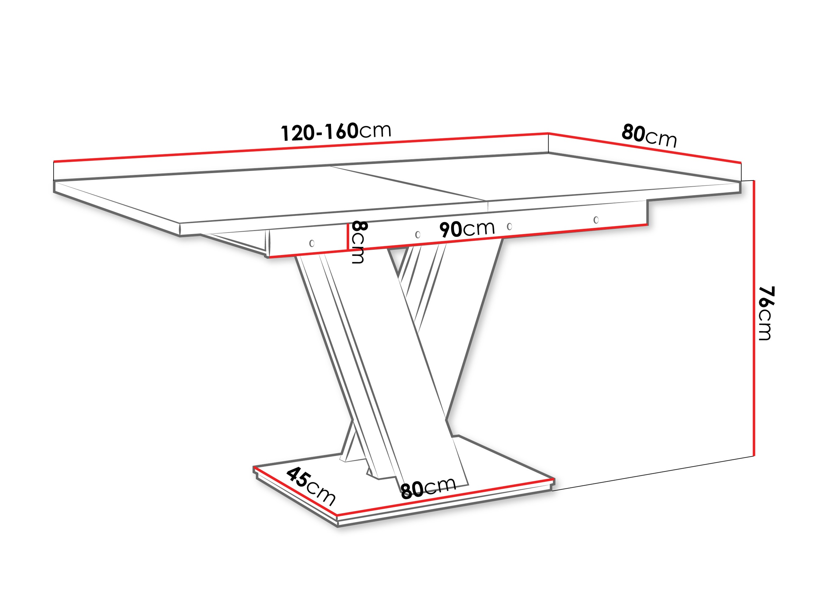 Table Musus (White marble + White)
