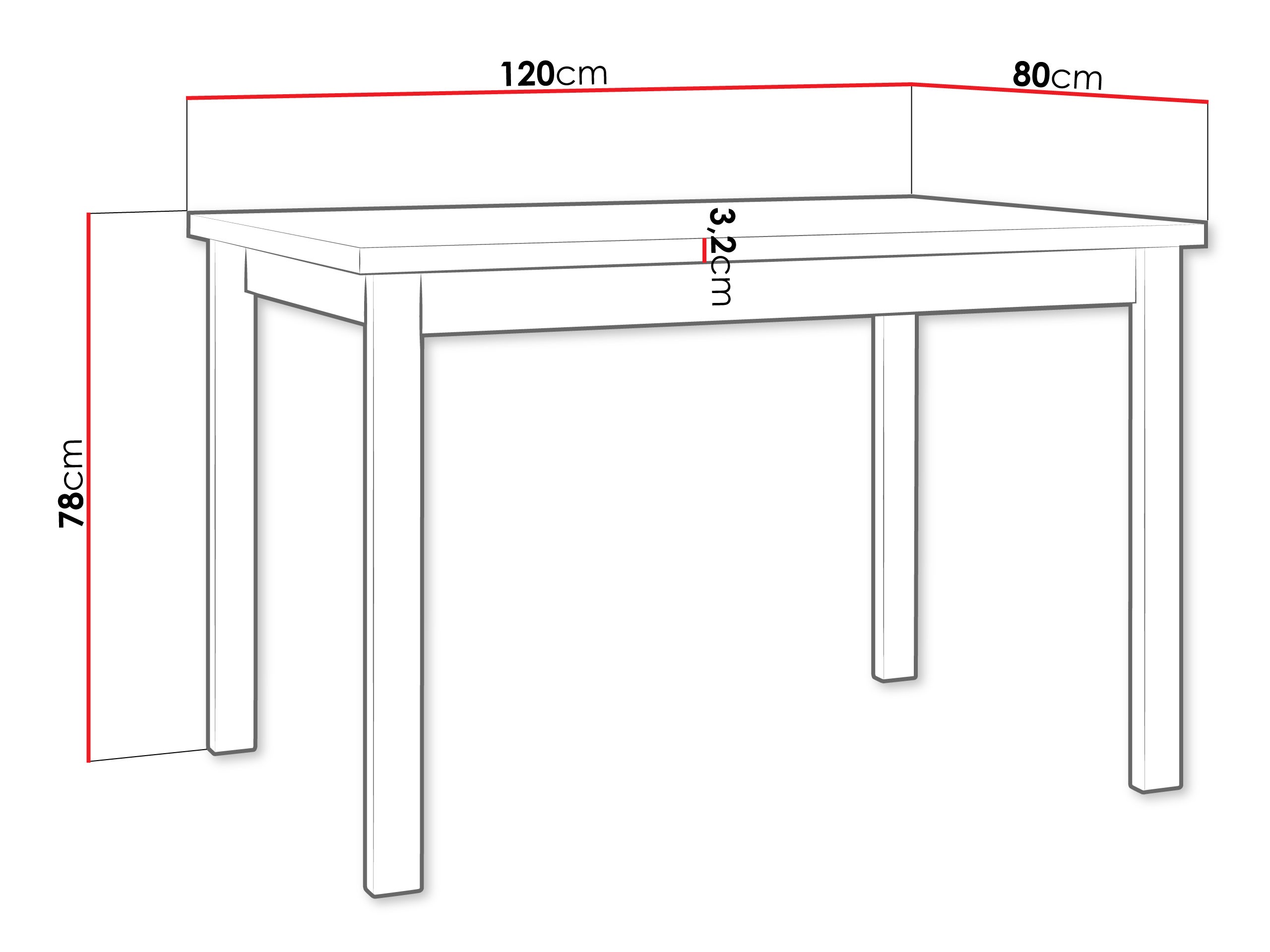 Table Victorville 376 (Artisan oak + Black)