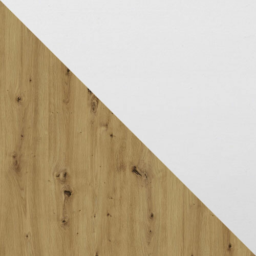 Table Victorville 377 (Artisan oak + White)