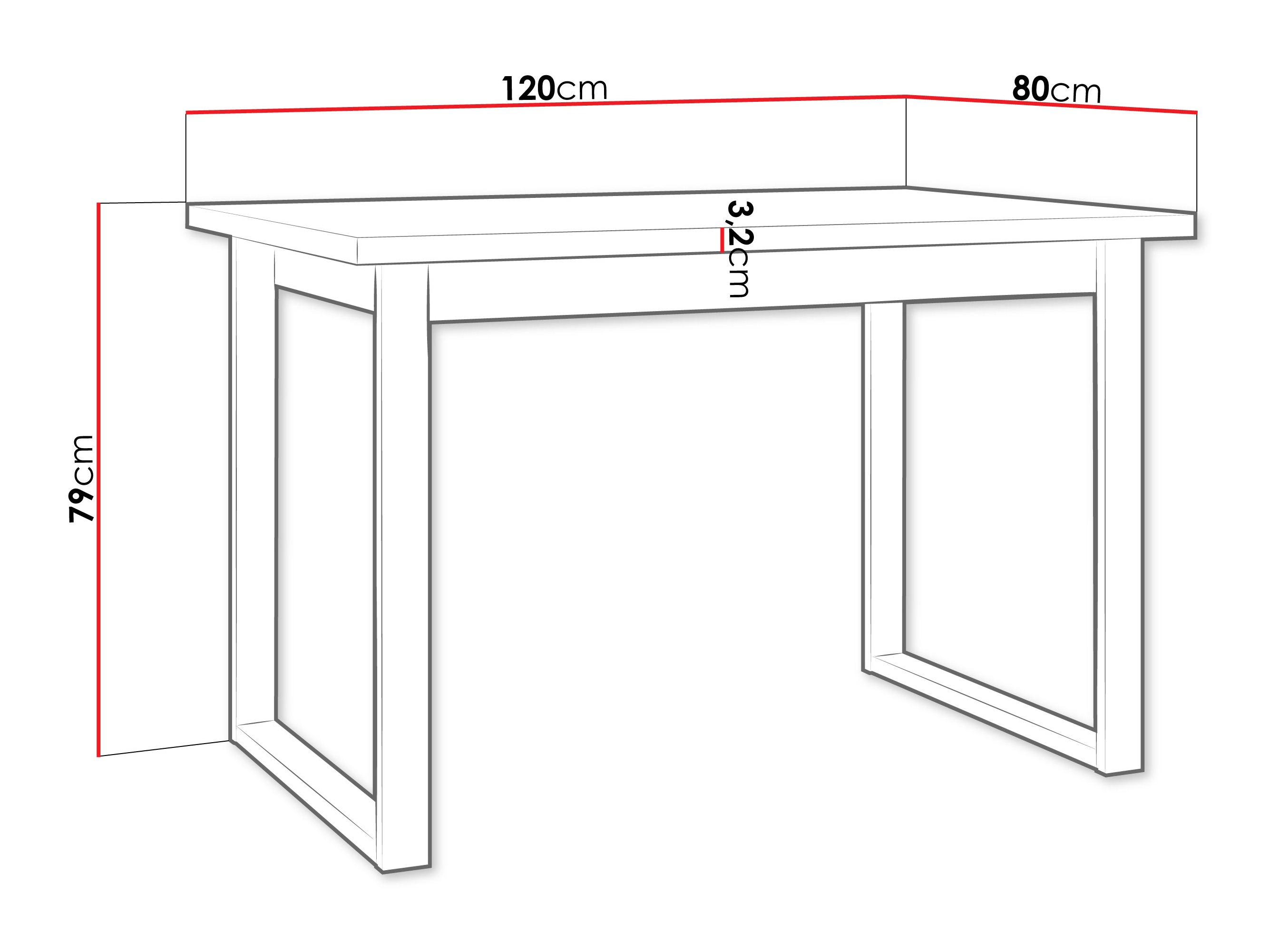 Table Victorville 378 (Artisan oak + Black)