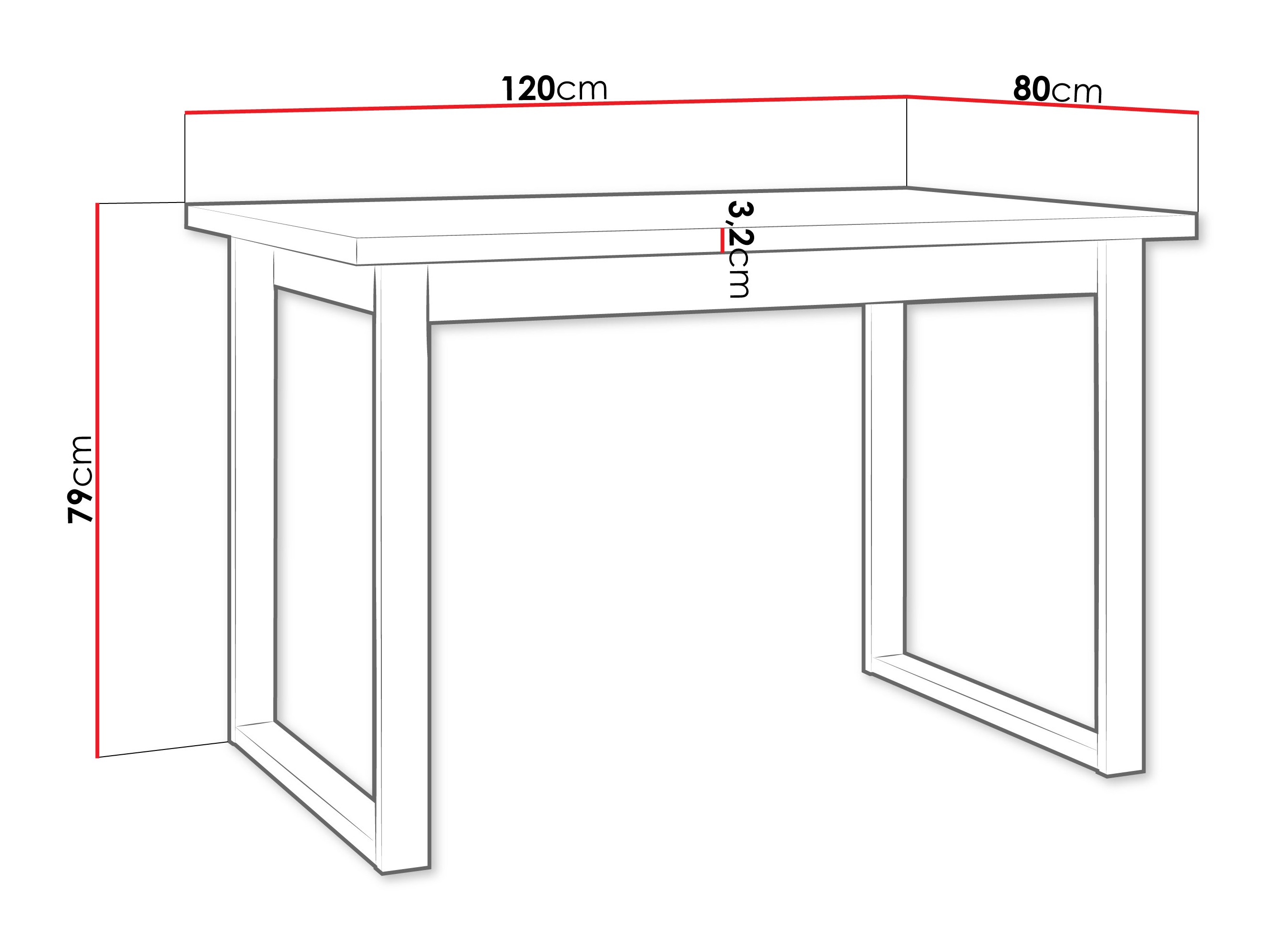 Table Victorville 378 (Wotan Oak + Black)