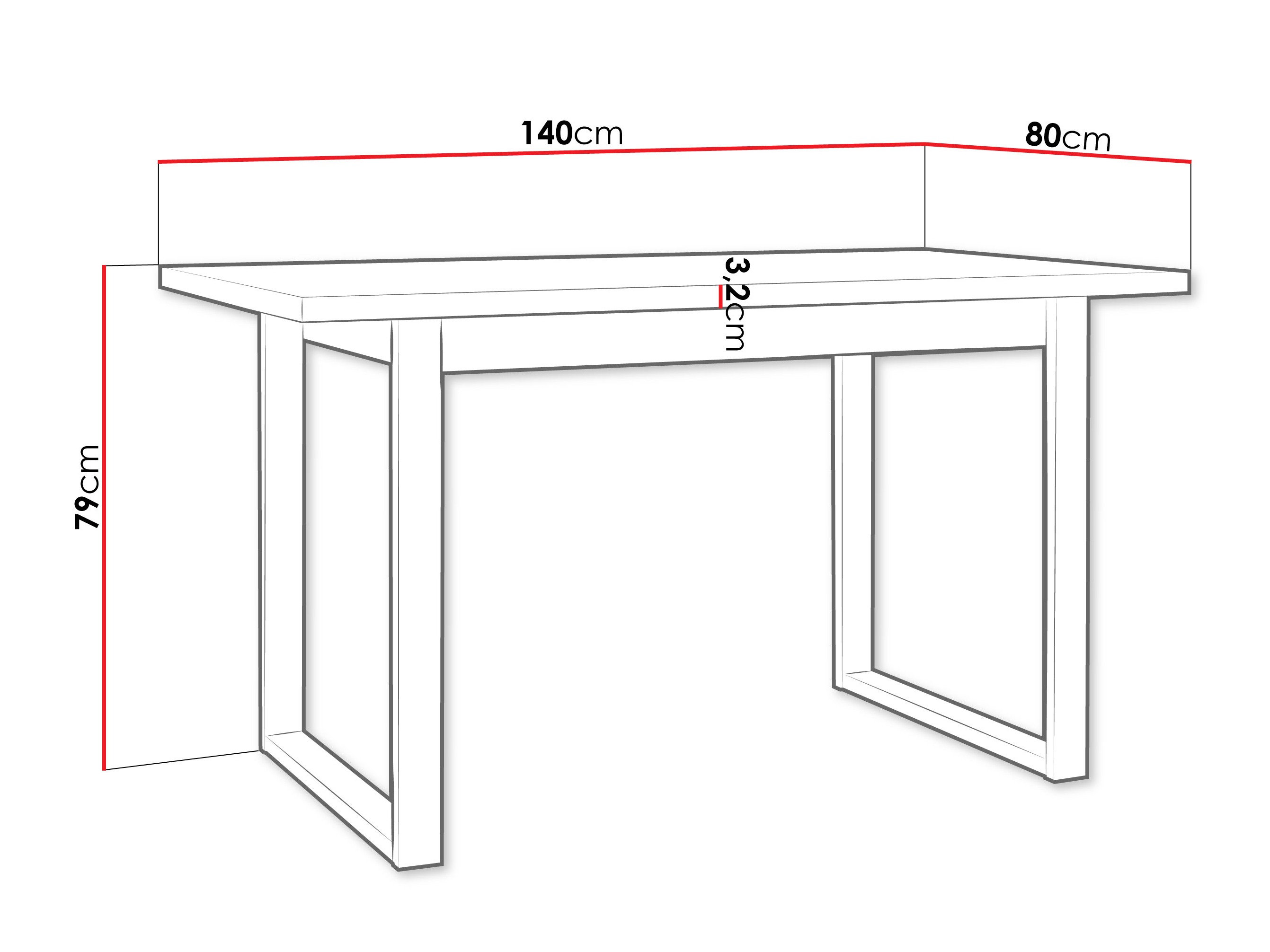 Table Victorville 379 (Artisan oak + Black)