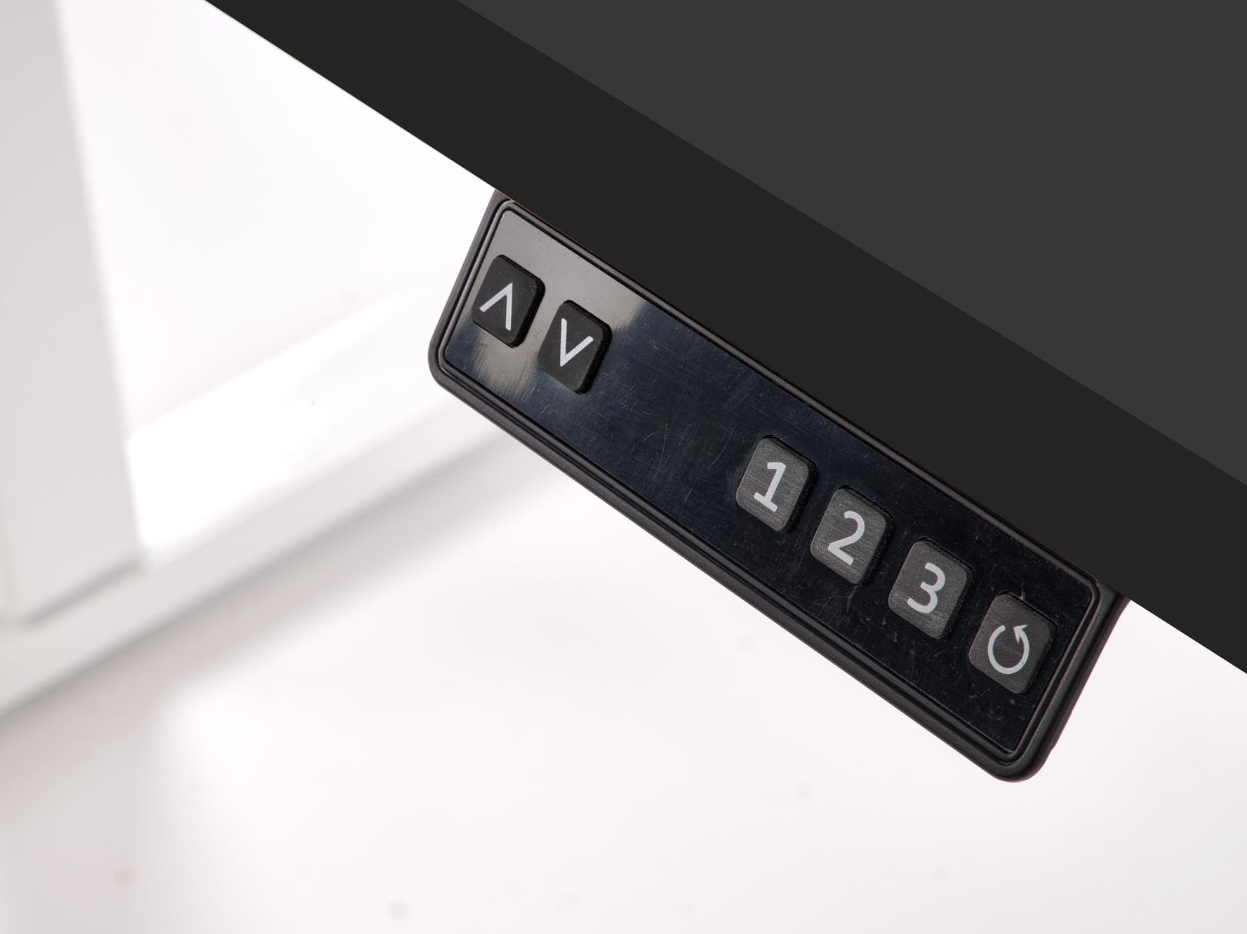 Height-adjustable desk Houston 1942 (Black + White)