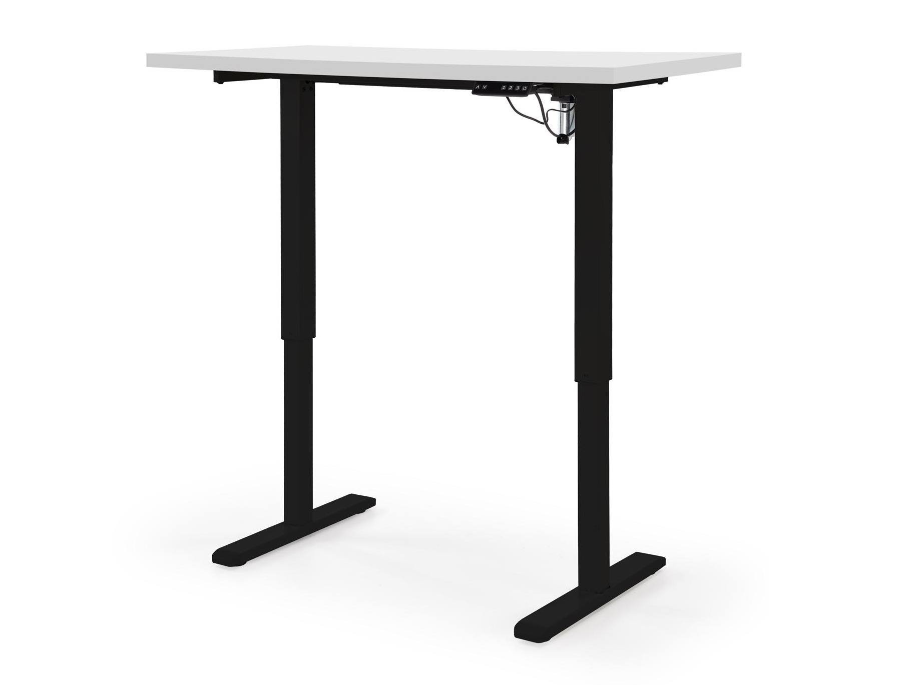 Height-adjustable desk Houston 1942 (White + Black)