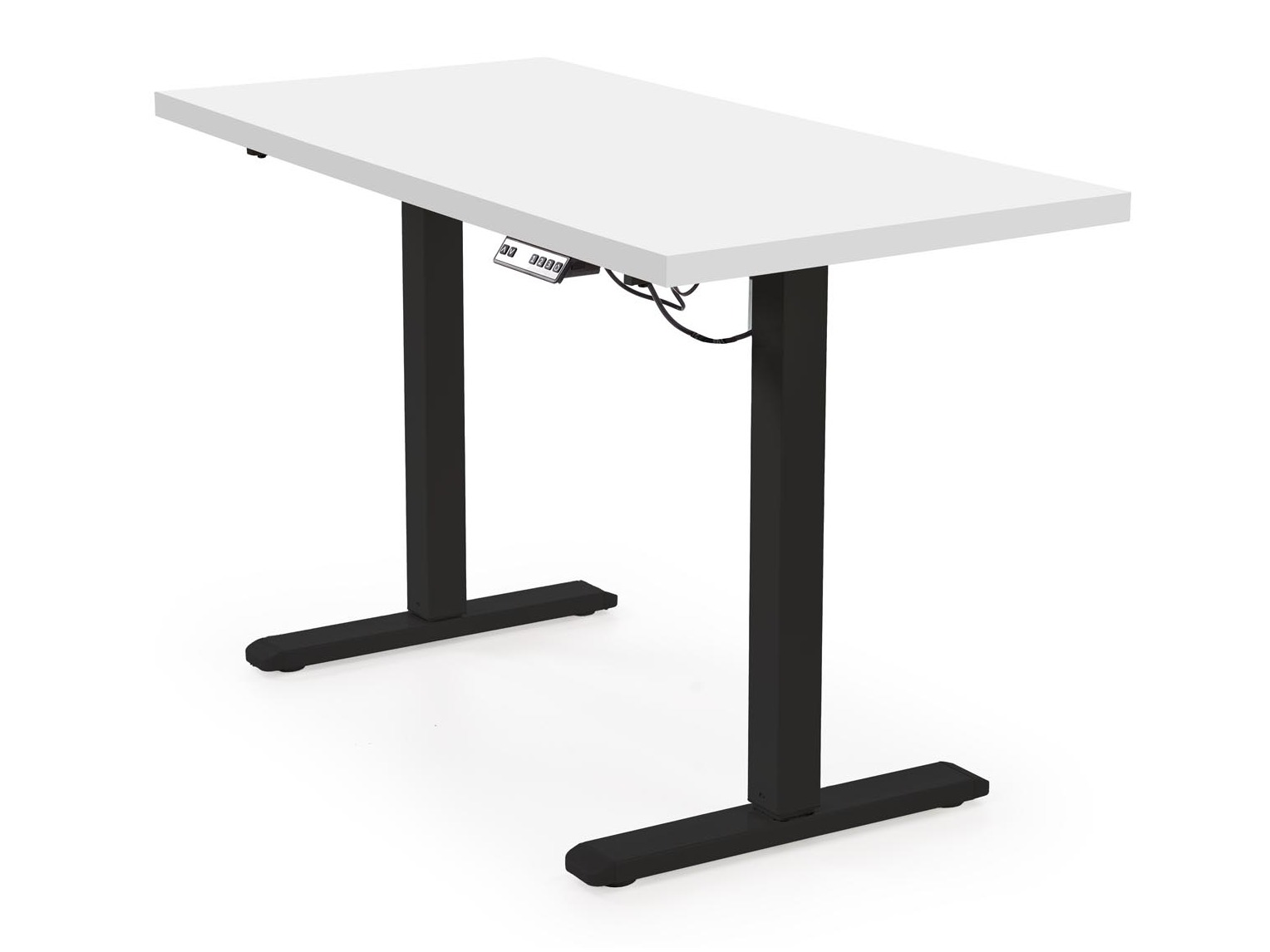 Height-adjustable desk Houston 1942 (White + Black)