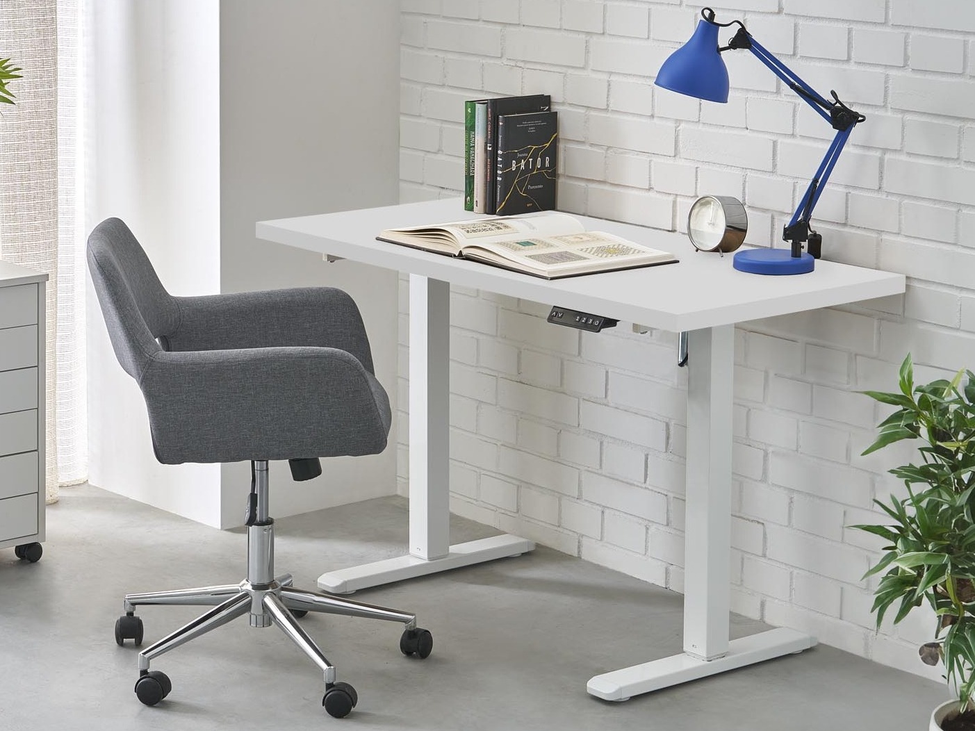 Height-adjustable desk Houston 1942 (White)