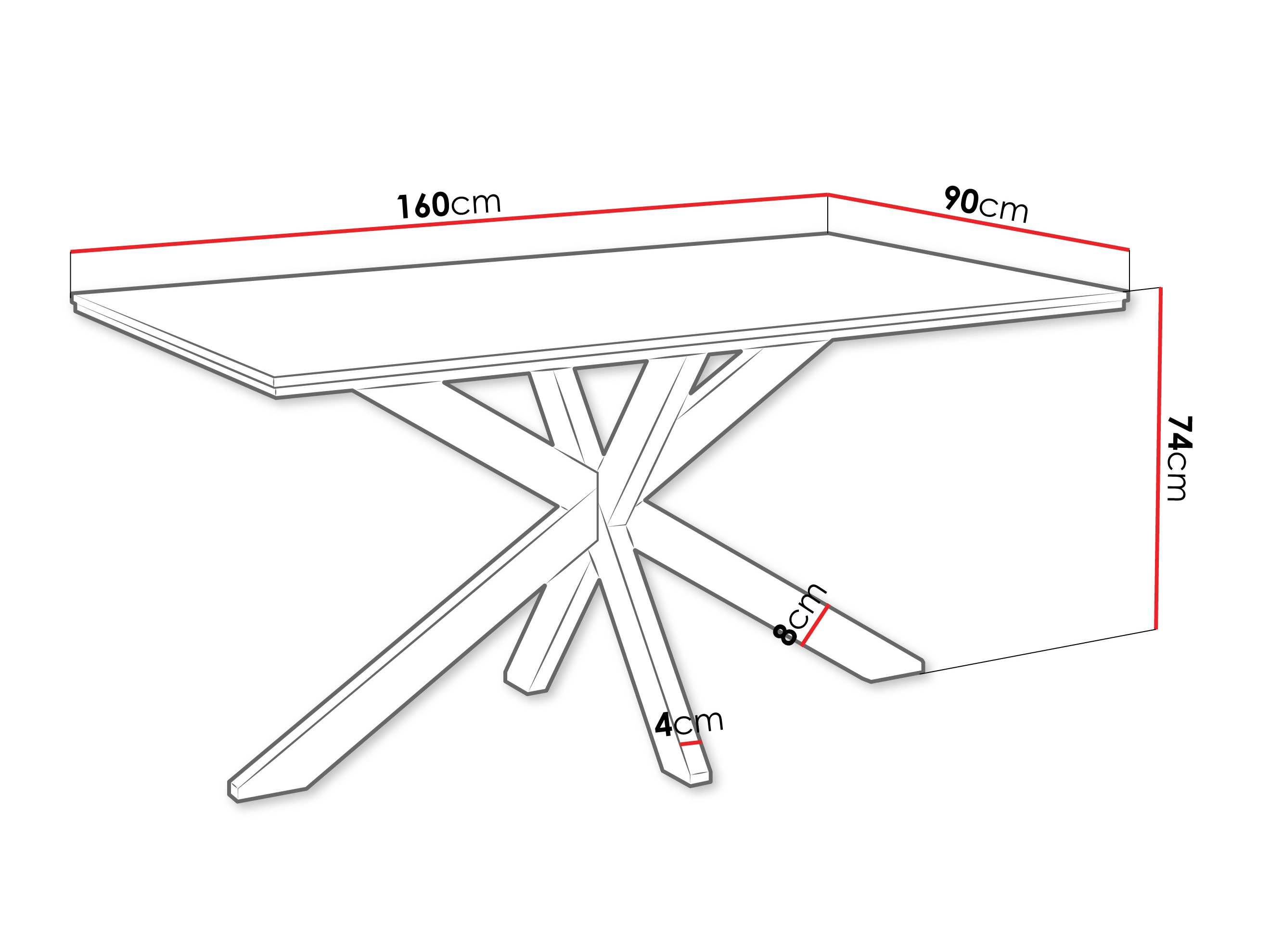 Table Goodyear 136 (Wotan Oak)