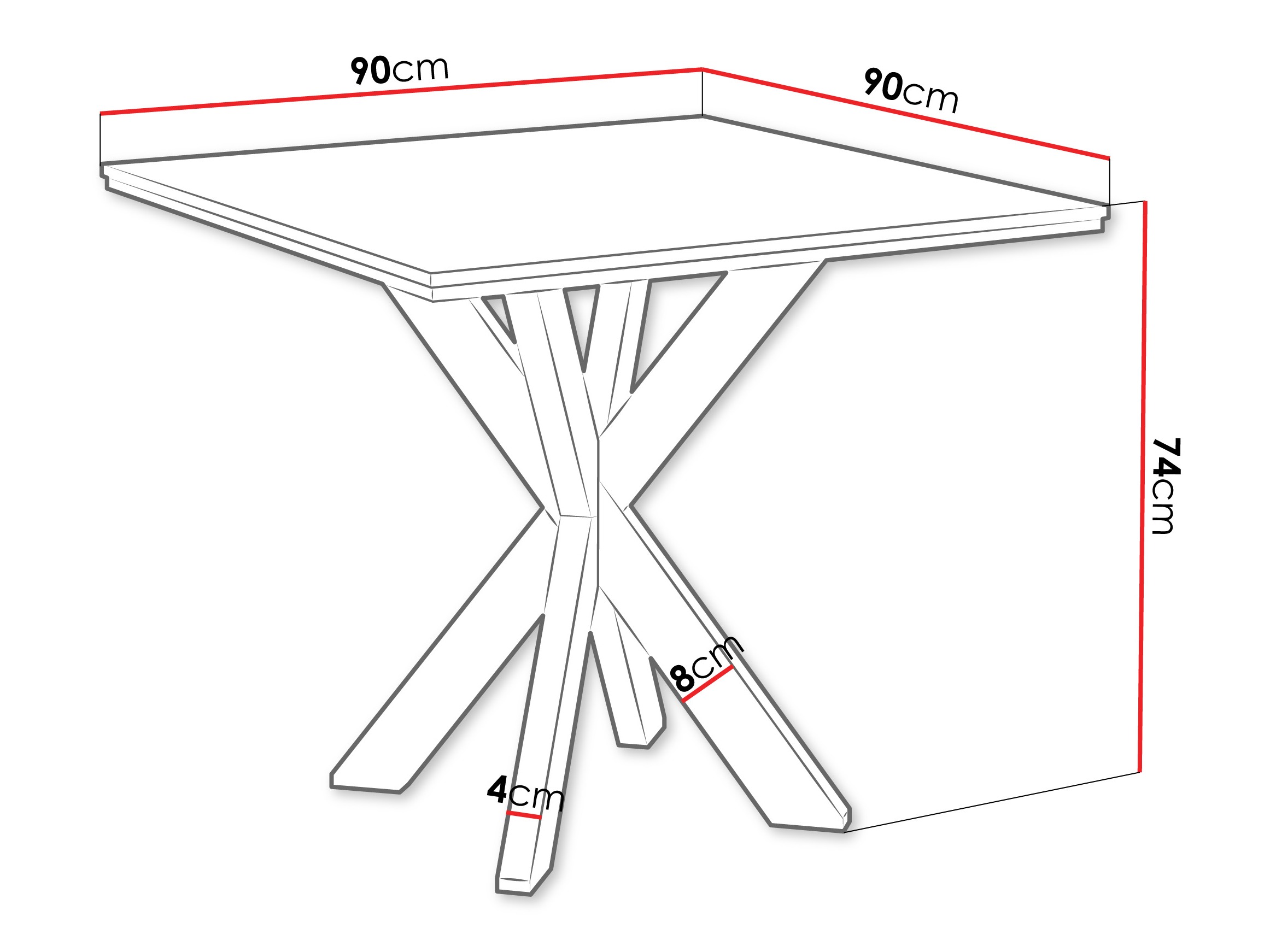 Table Goodyear 137 (White marble)
