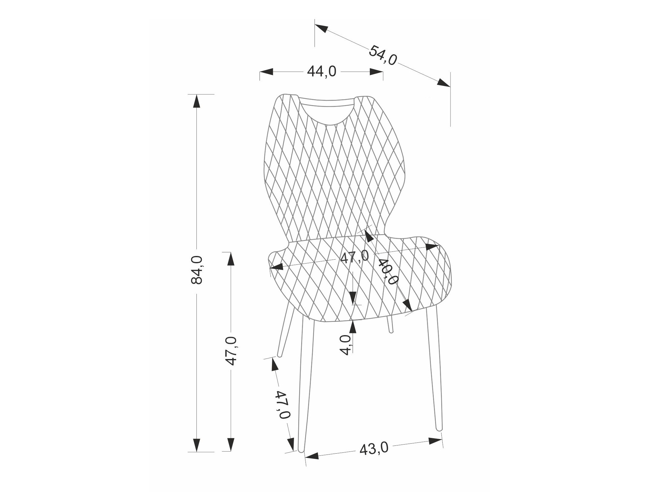 Chair Houston 2069 (Grey)