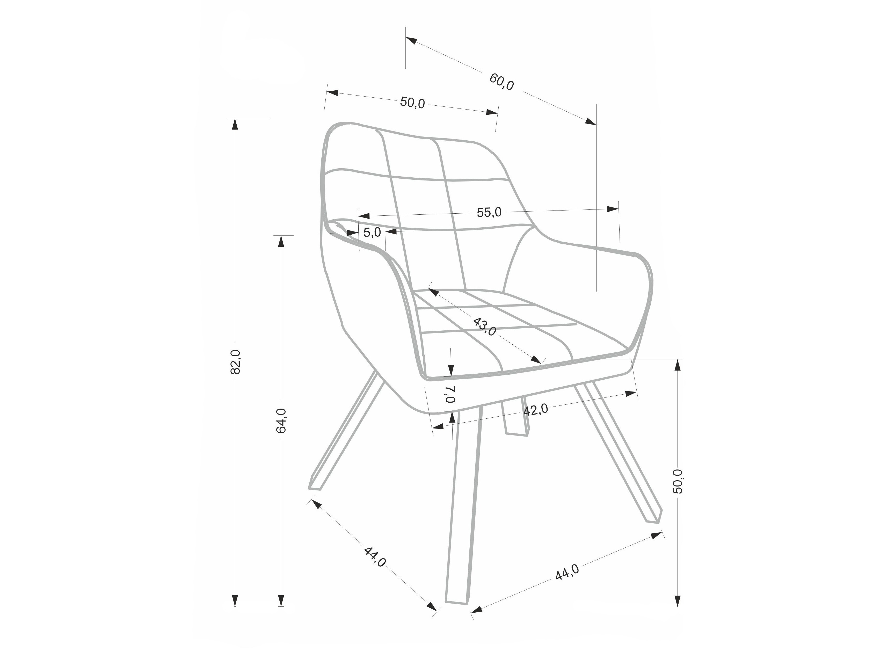 Chair Houston 2070 (Grey)