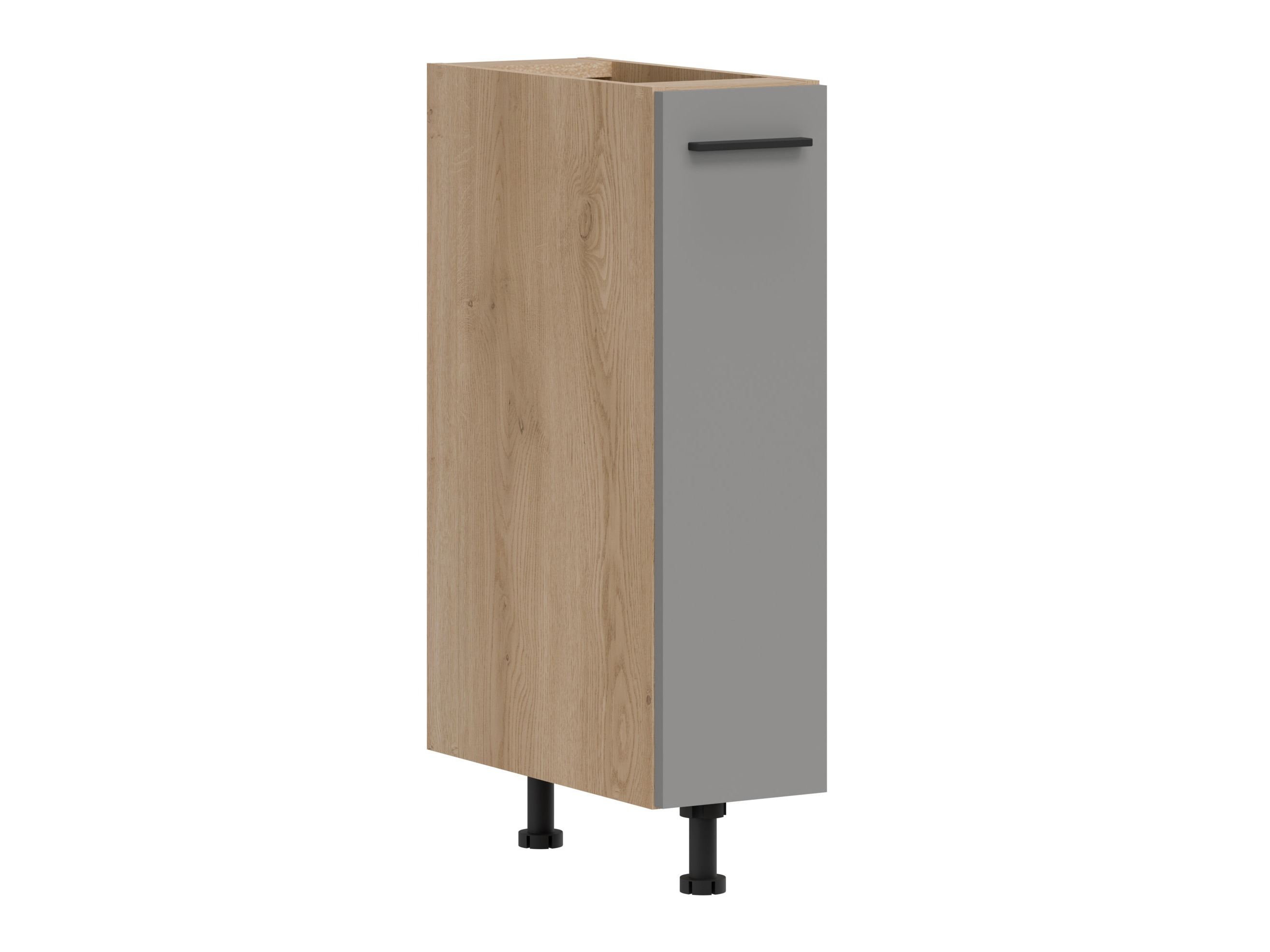 Modular cabinet with doors Ati Grey 100