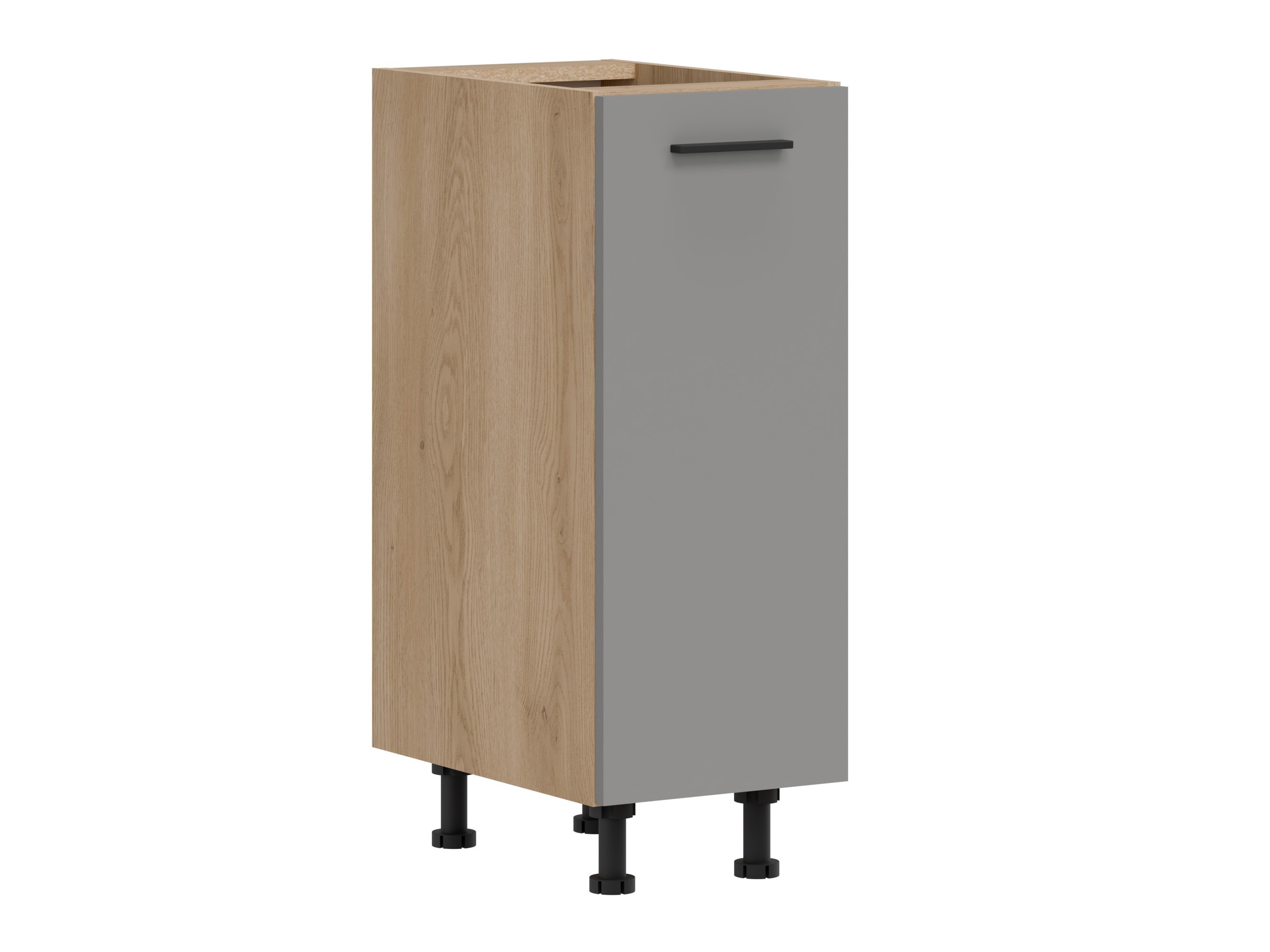 Modular cabinet with doors Ati Grey 101