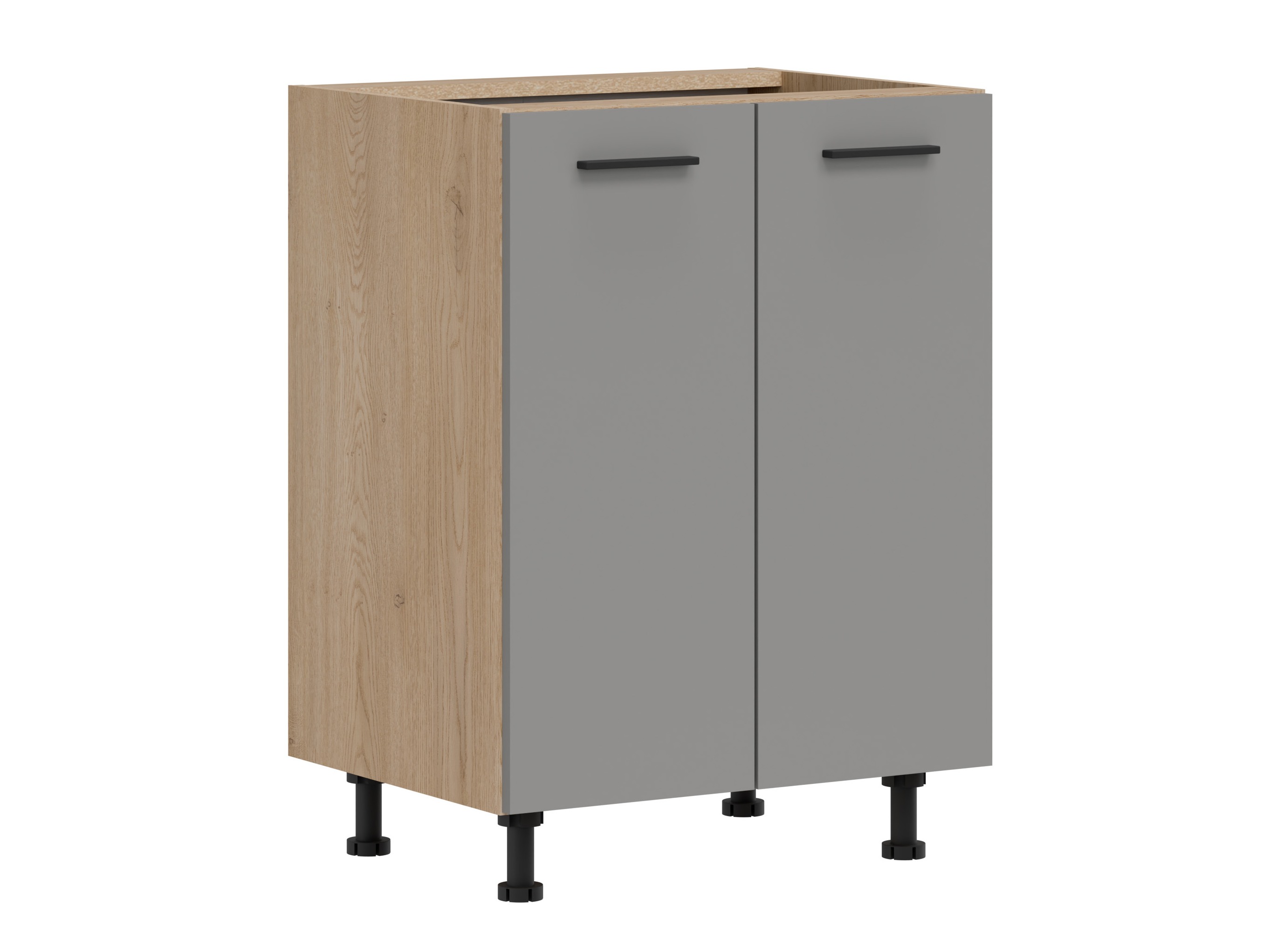 Modular cabinet with doors Ati Grey 105