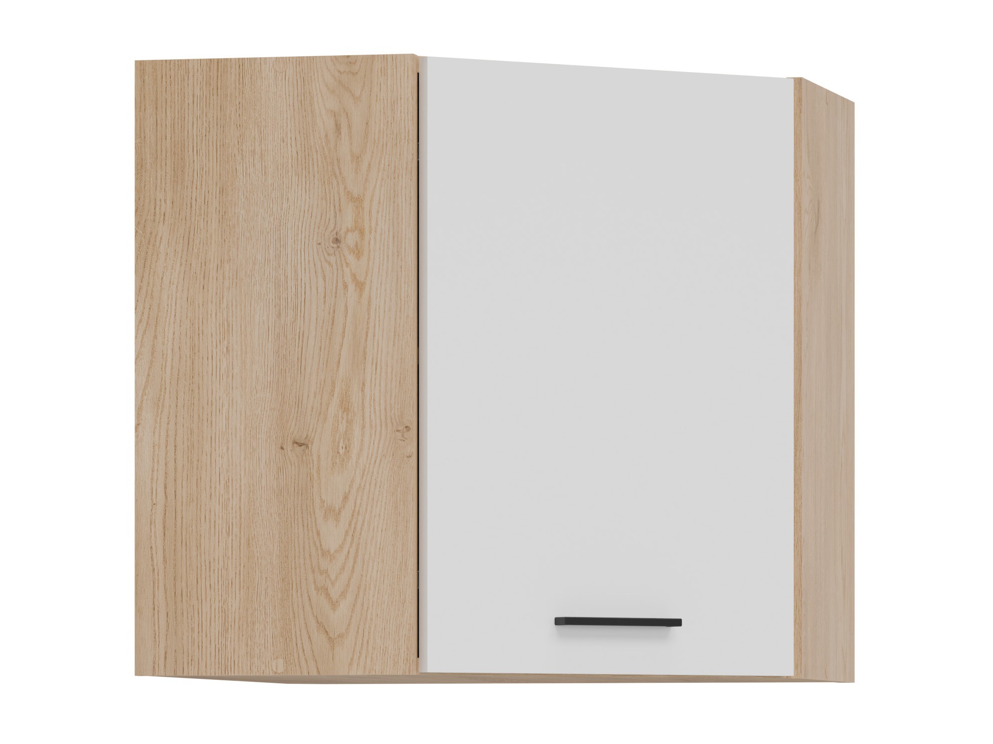 Modular wall-mounted corner cabinet Ati 163