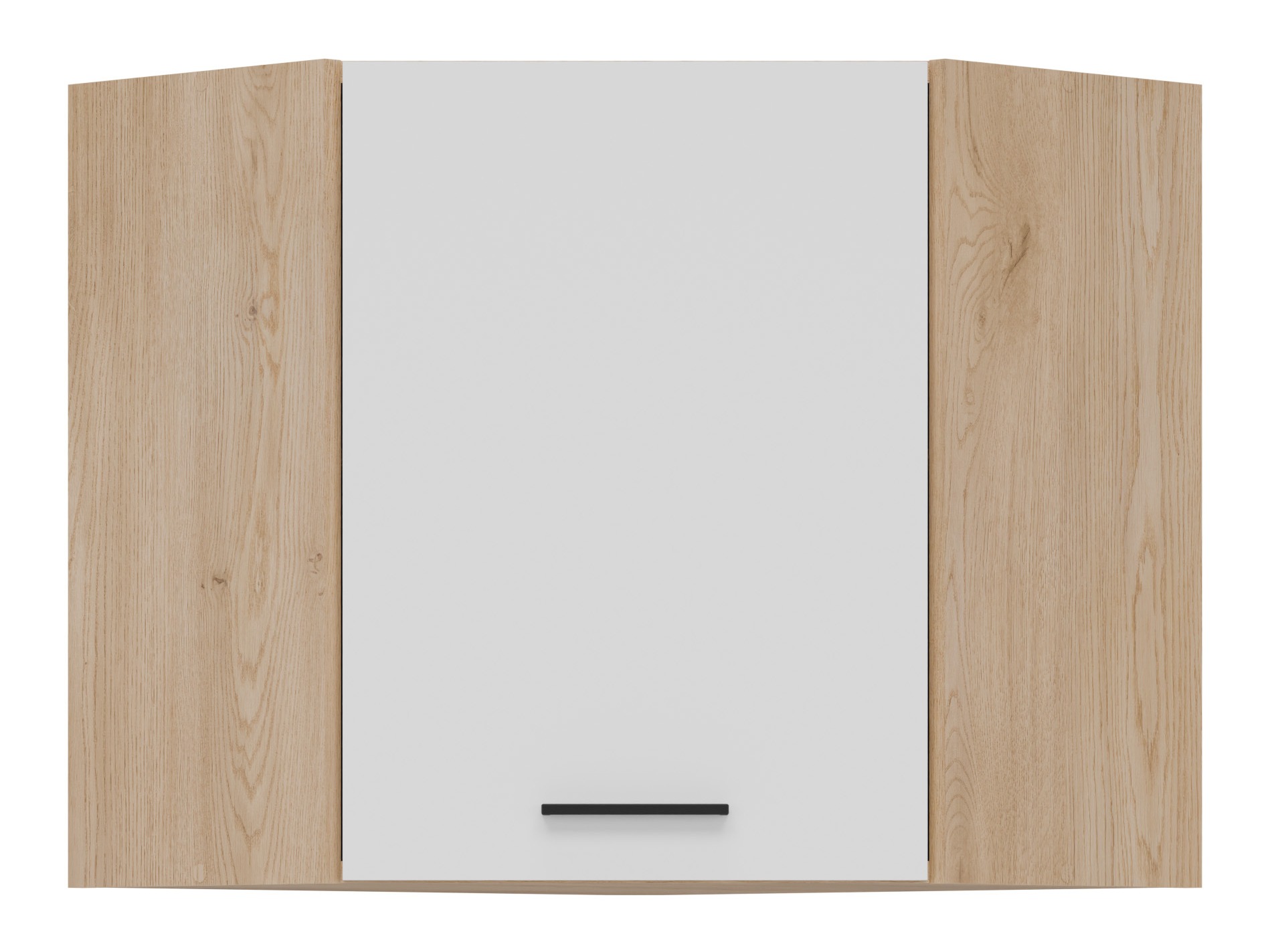 Modular wall-mounted corner cabinet Ati 163