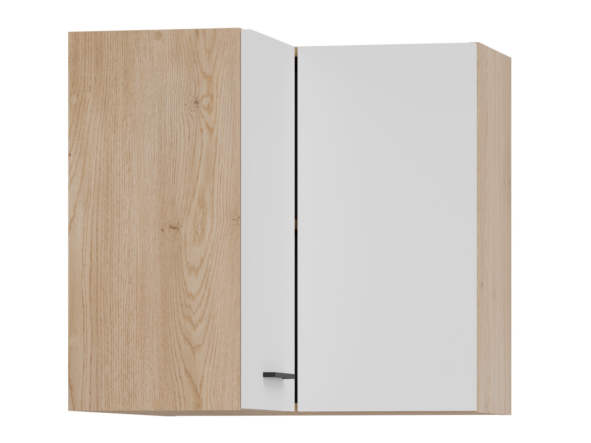 Modular wall-mounted corner cabinet Ati 164