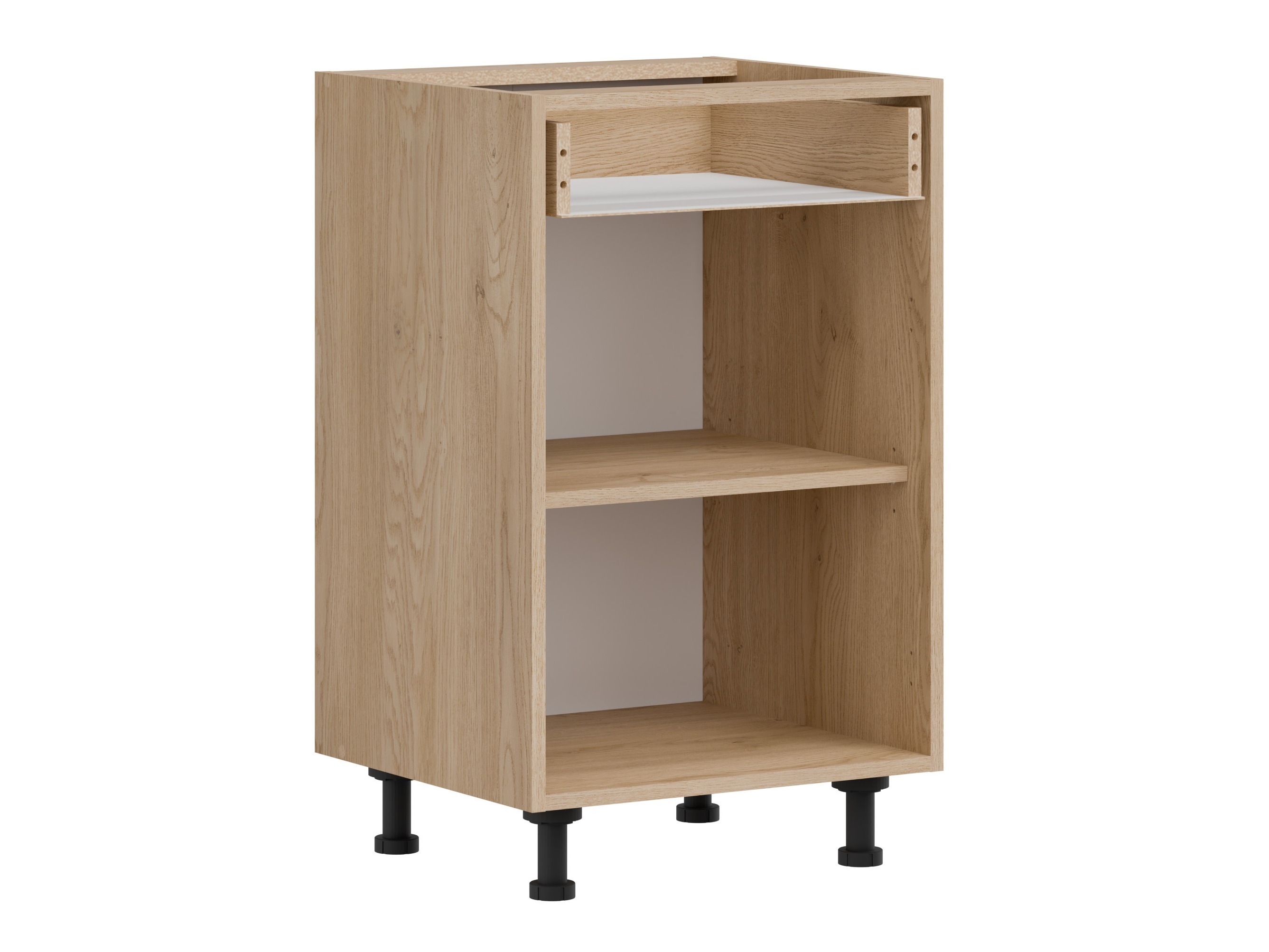 Modular cabinet with drawer and doors Ati Grey 104