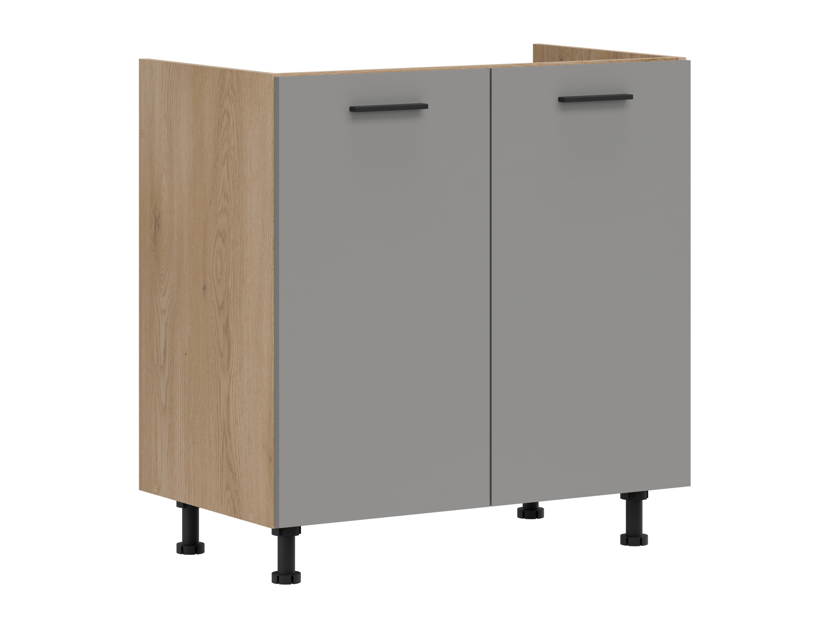 Modular sink cabinet with doors Ati Grey 110