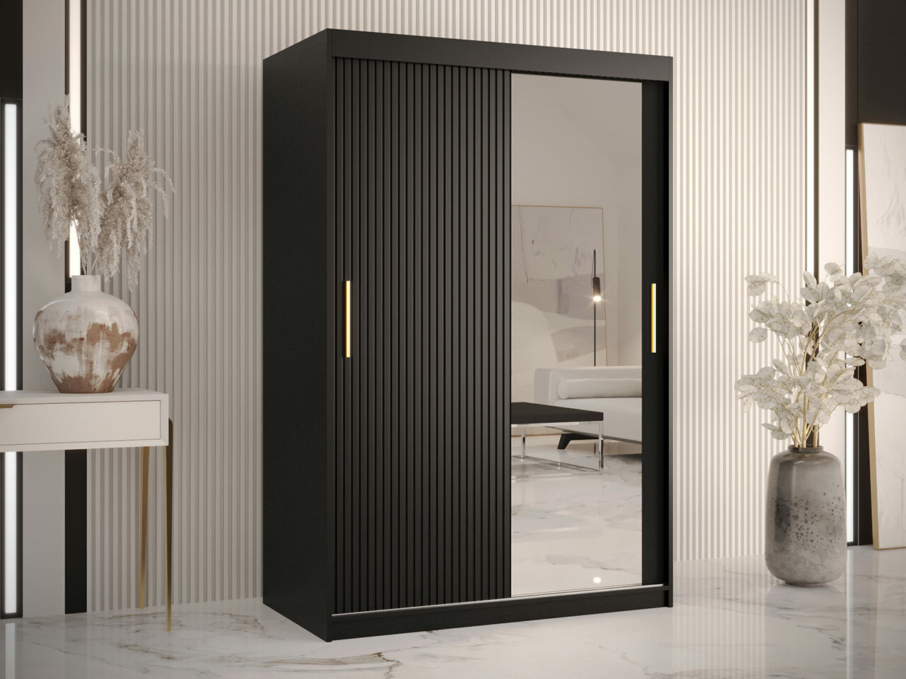 Wardrobe Hartford 401 (Black)