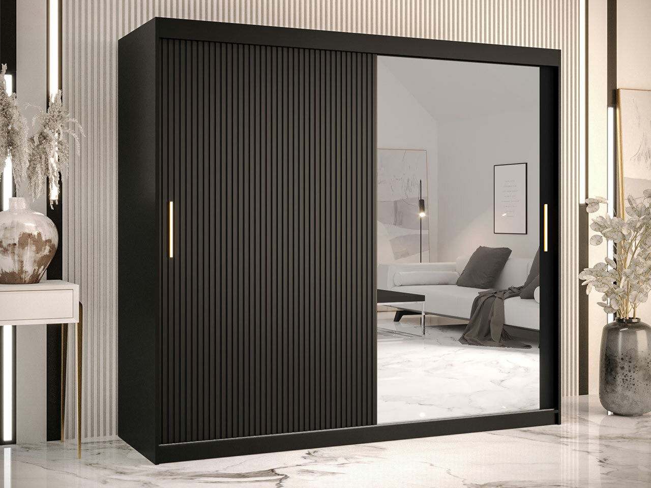 Wardrobe Hartford 403 (Black)
