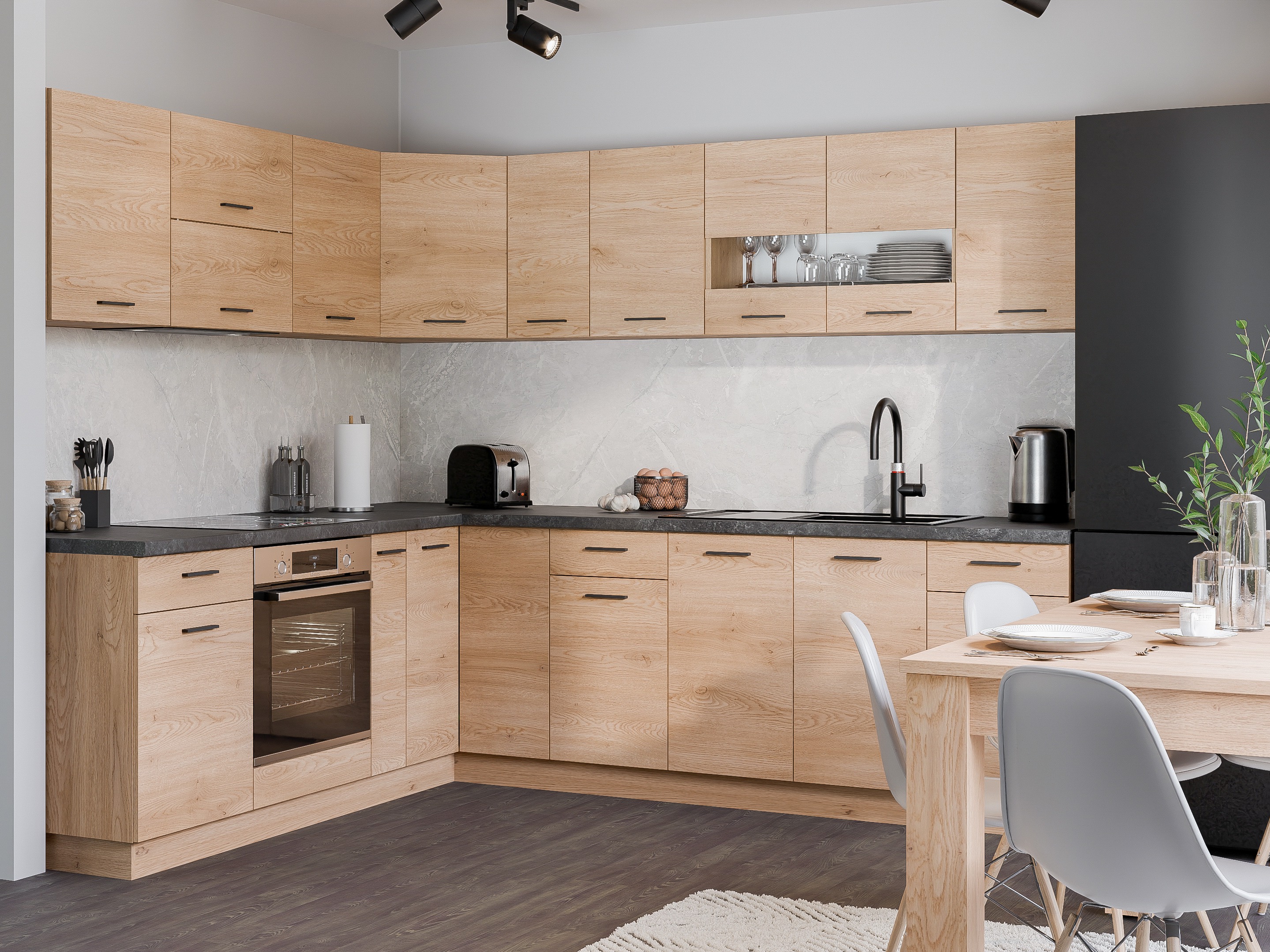 Modular cabinet with doors Ati Torro 112