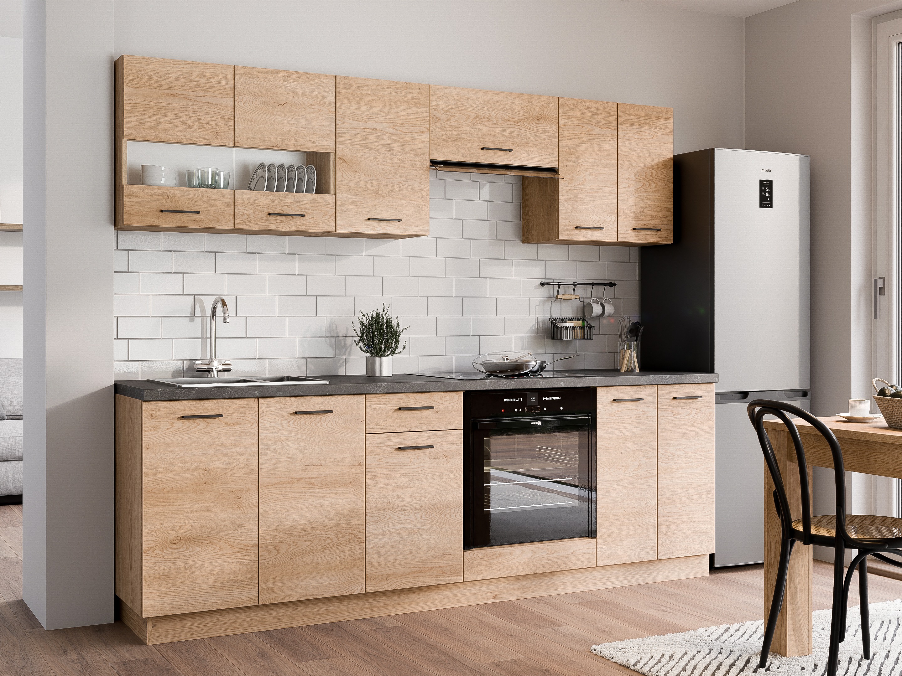 Modular cabinet with drawer and doors Ati Torro 114