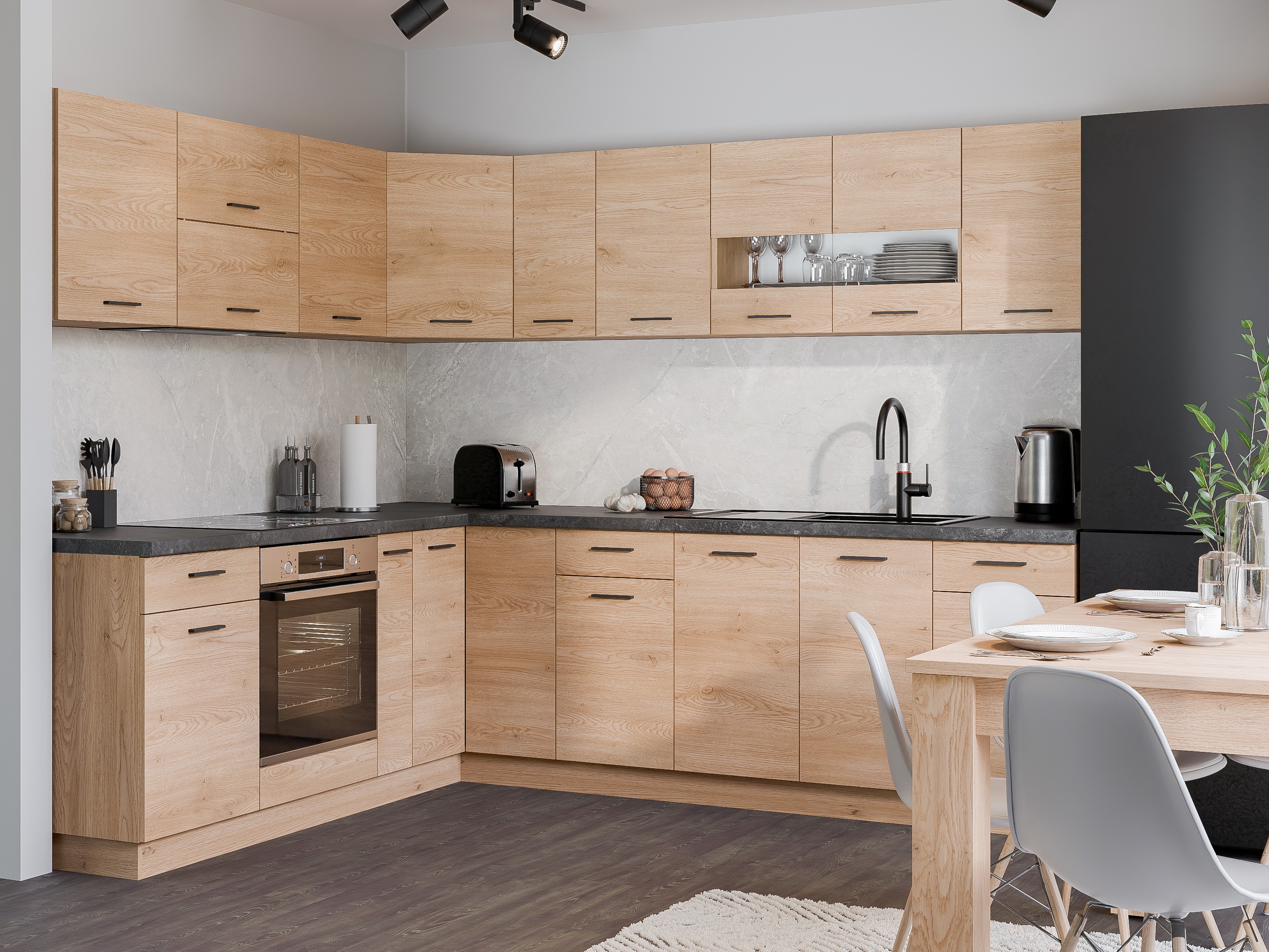 Modular sink cabinet with doors Ati Torro 118