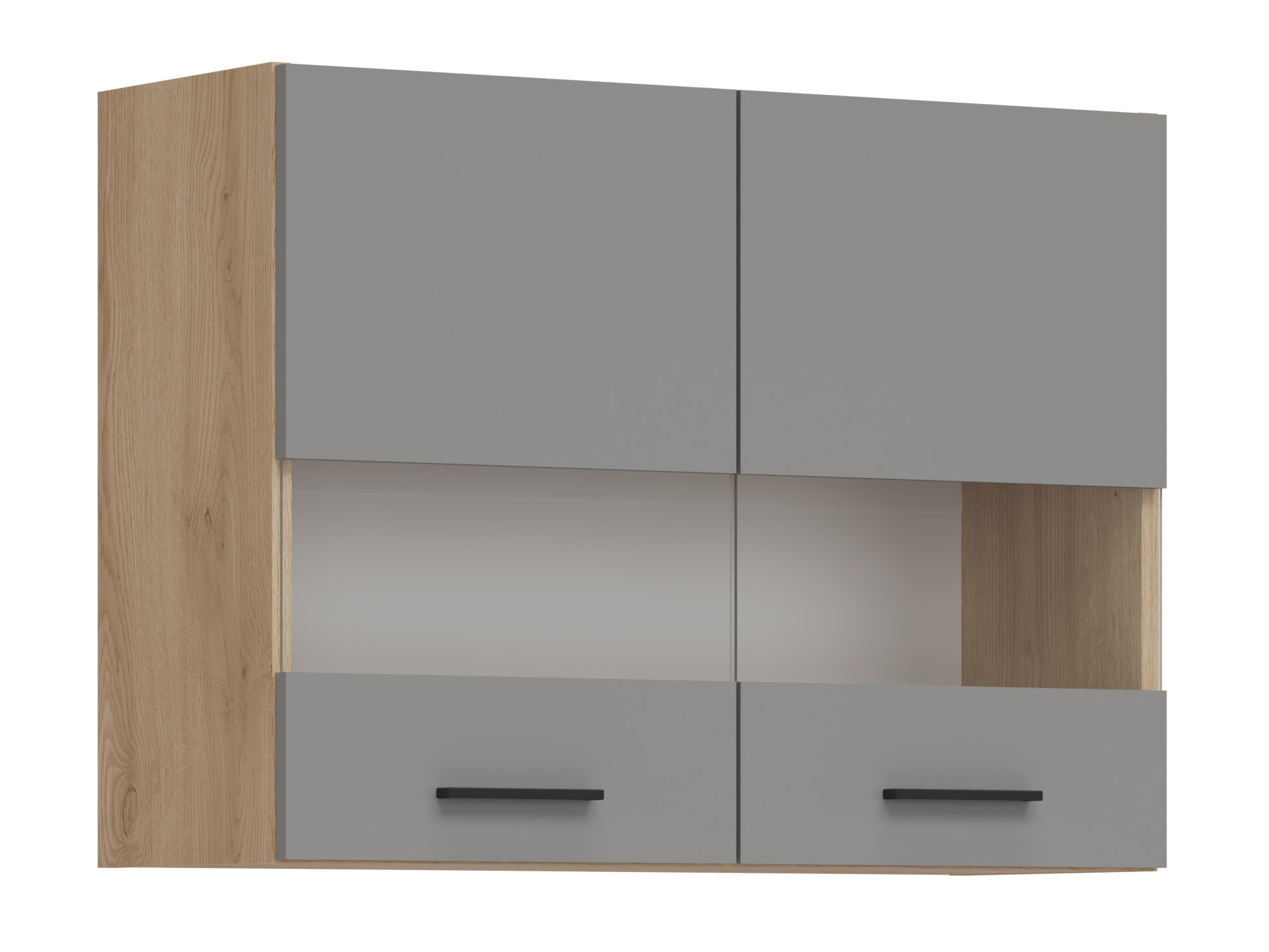 Modular wall cabinet Ati Grey 122
