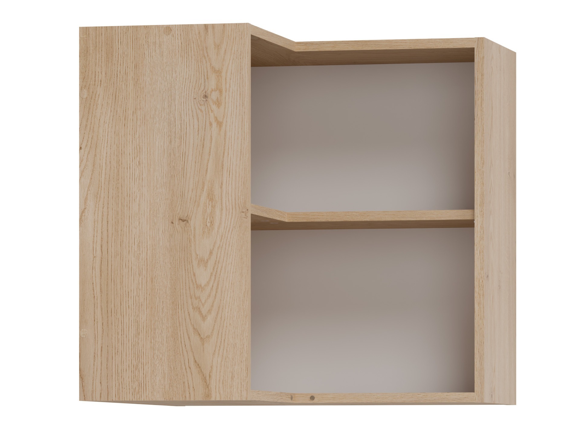 Modular wall-mounted corner cabinet Ati Grey 126