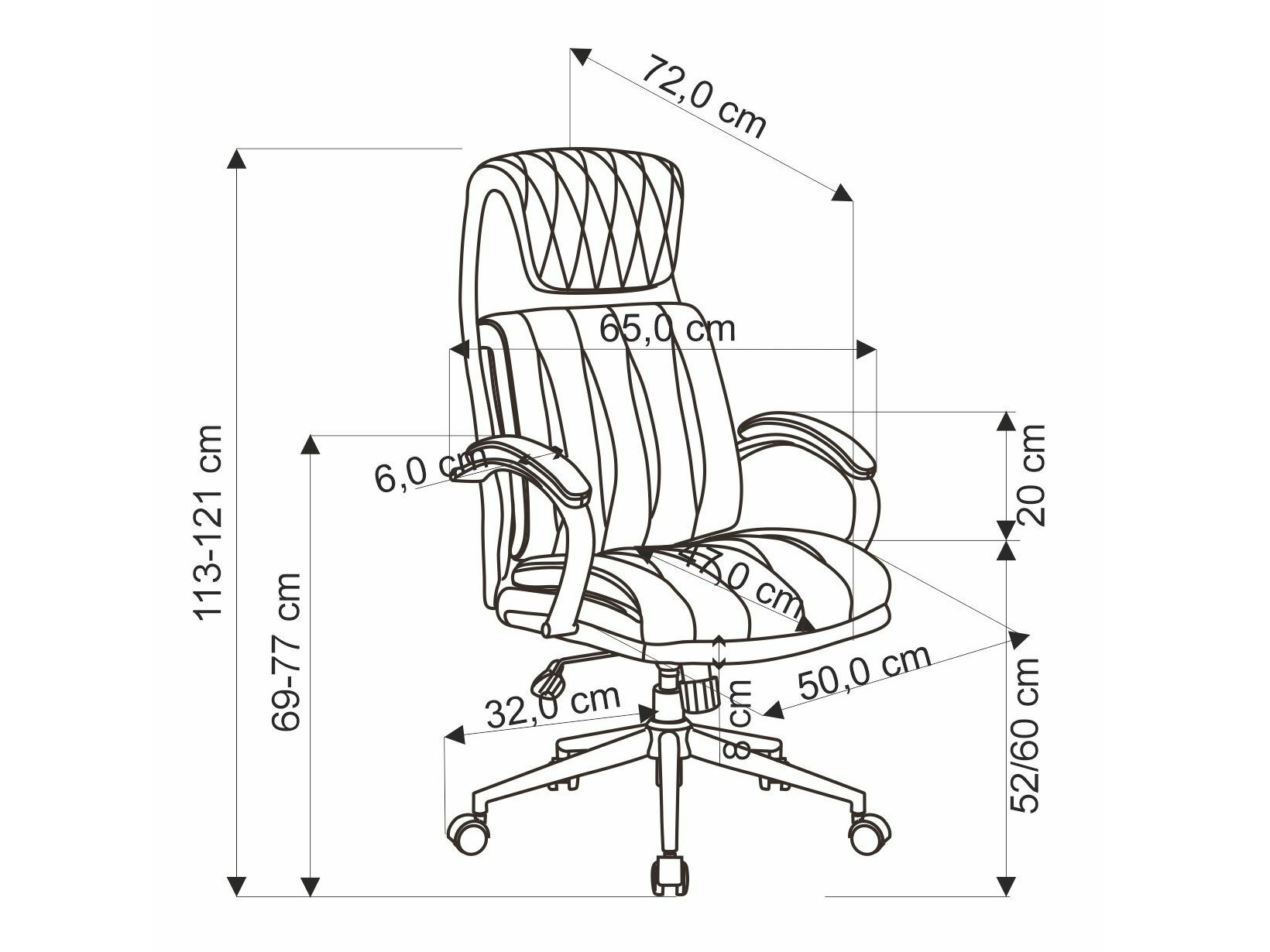 Office chair Houston 1606