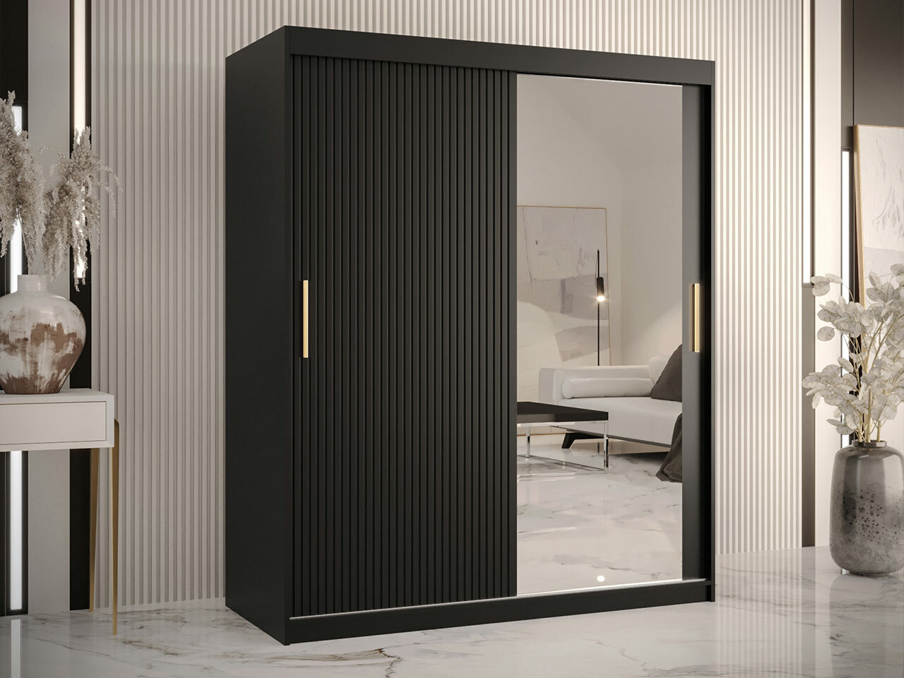 Wardrobe Hartford 402 (Black)