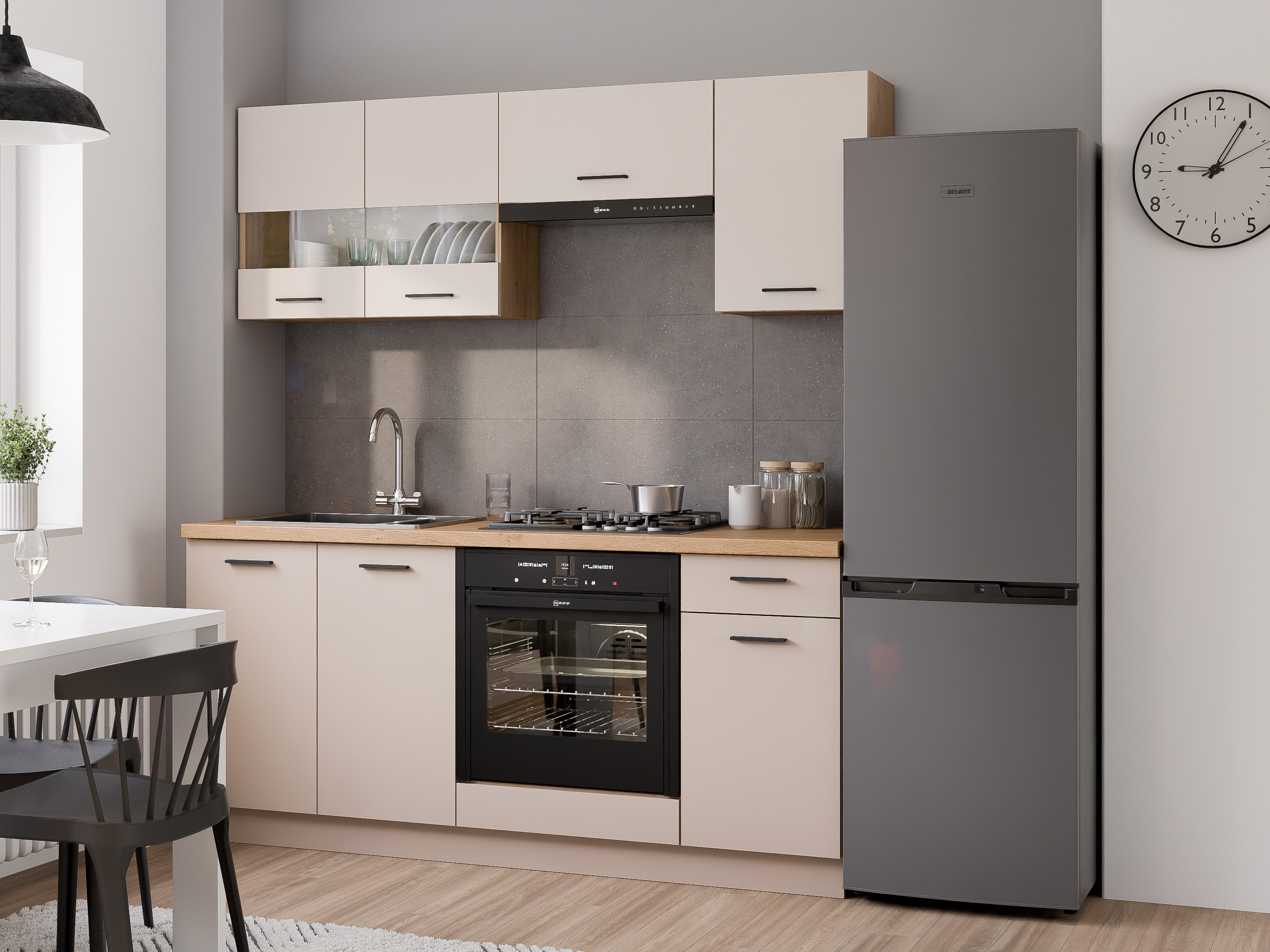 Modular cabinet for built-in appliances Ati Cashmere 120