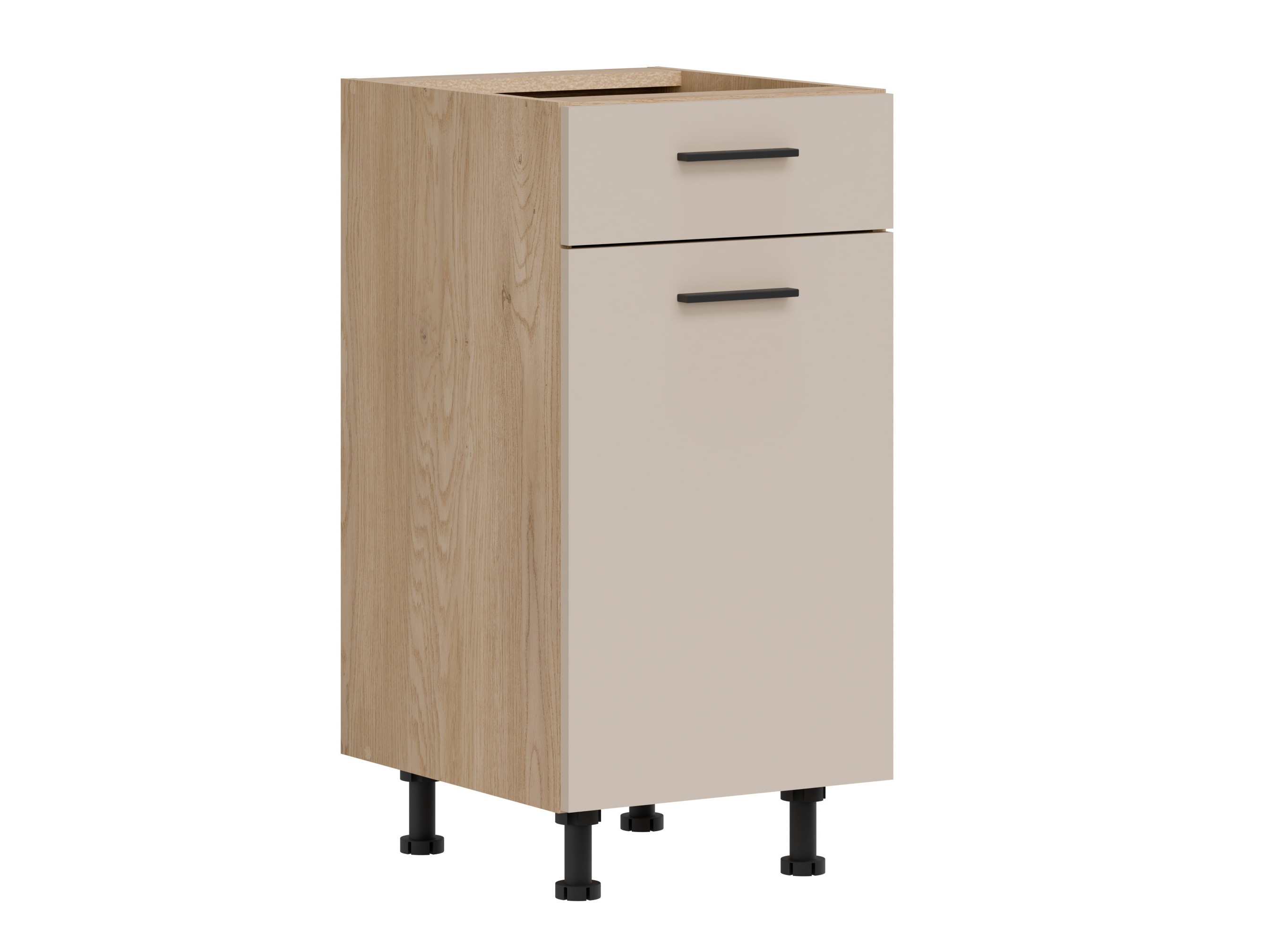 Modular cabinet with drawer and doors Ati Cashmere 114