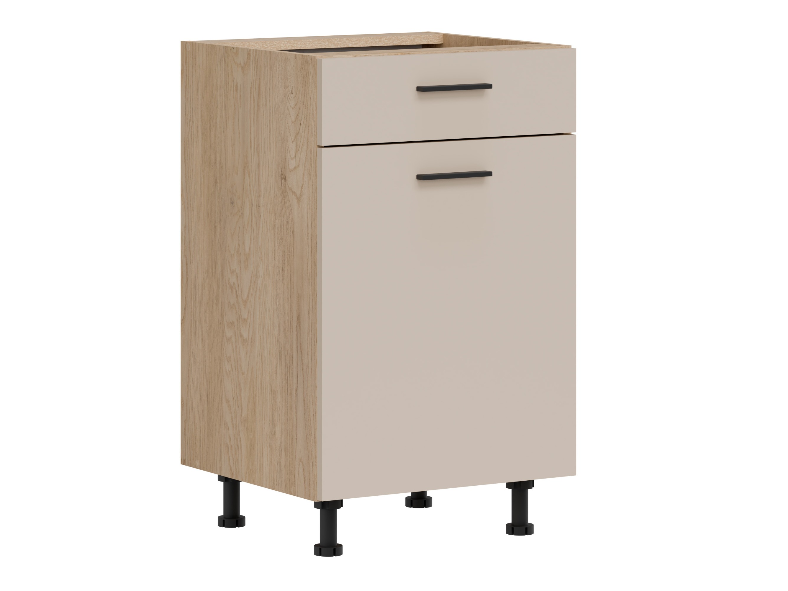 Modular cabinet with drawer and doors Ati Cashmere 116