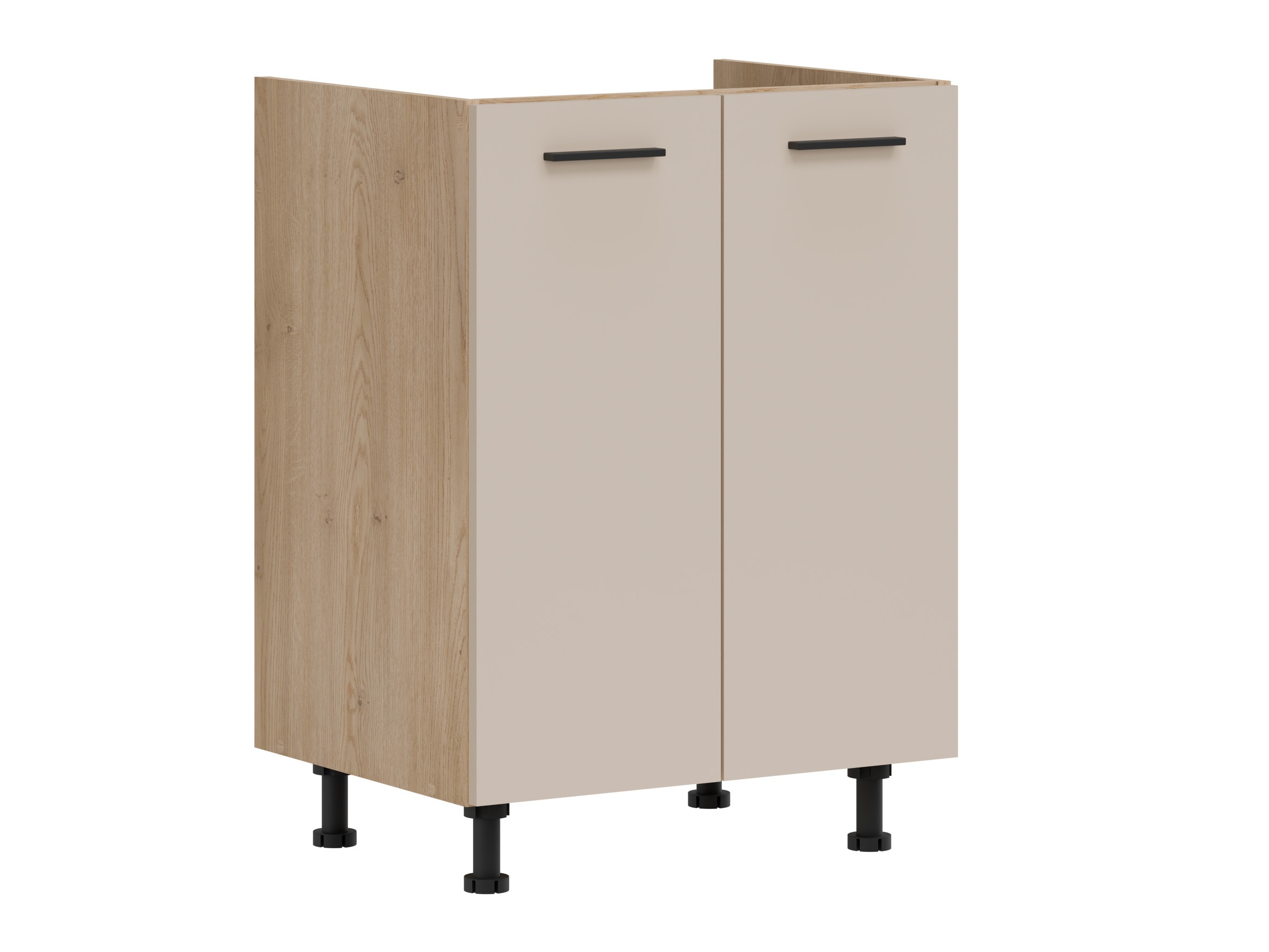 Modular sink cabinet with doors Ati Cashmere 118
