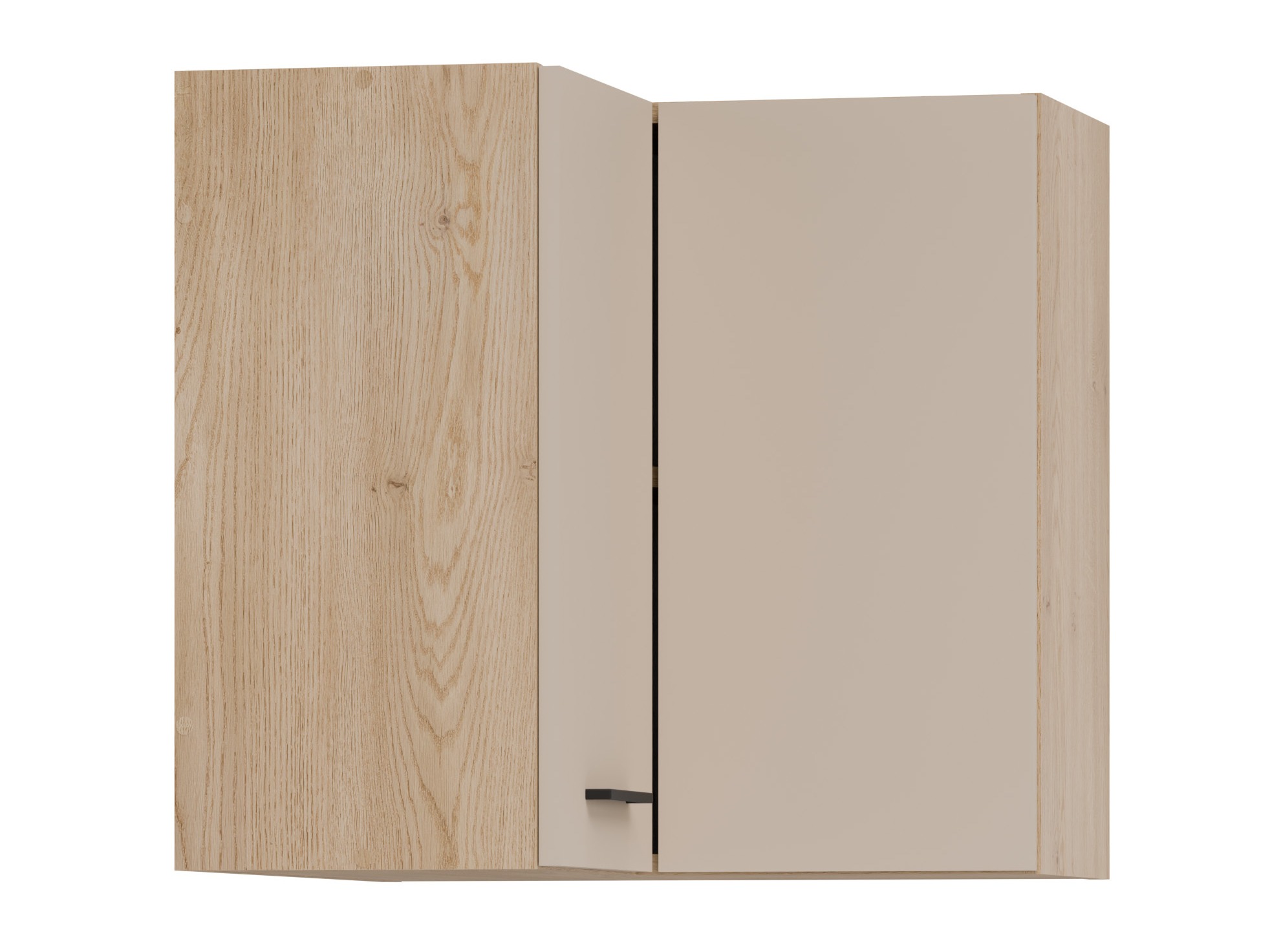 Modular wall-mounted corner cabinet Ati Cashmere 111