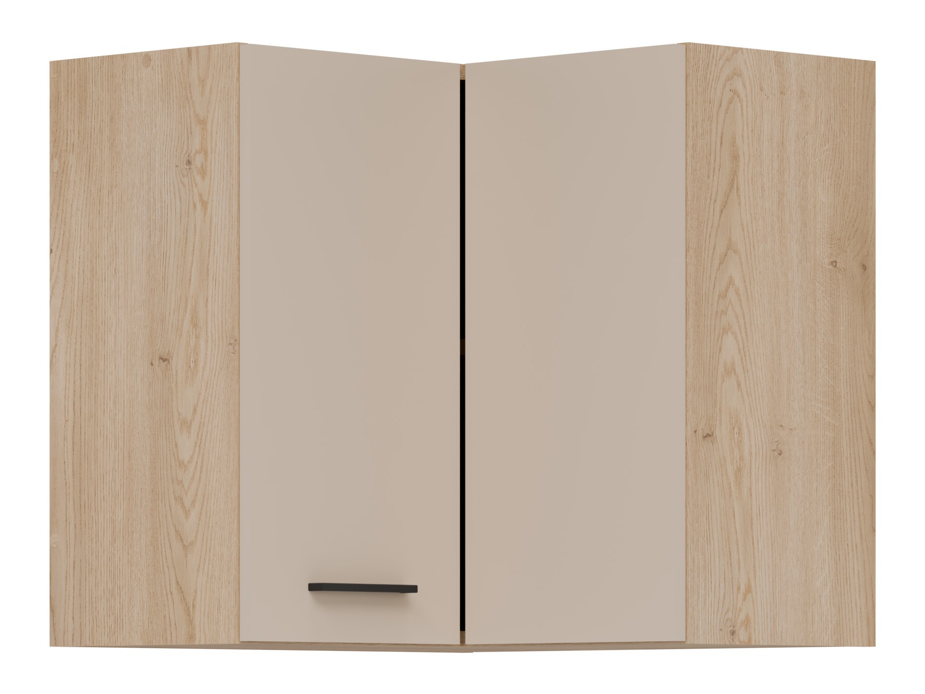 Modular wall-mounted corner cabinet Ati Cashmere 111