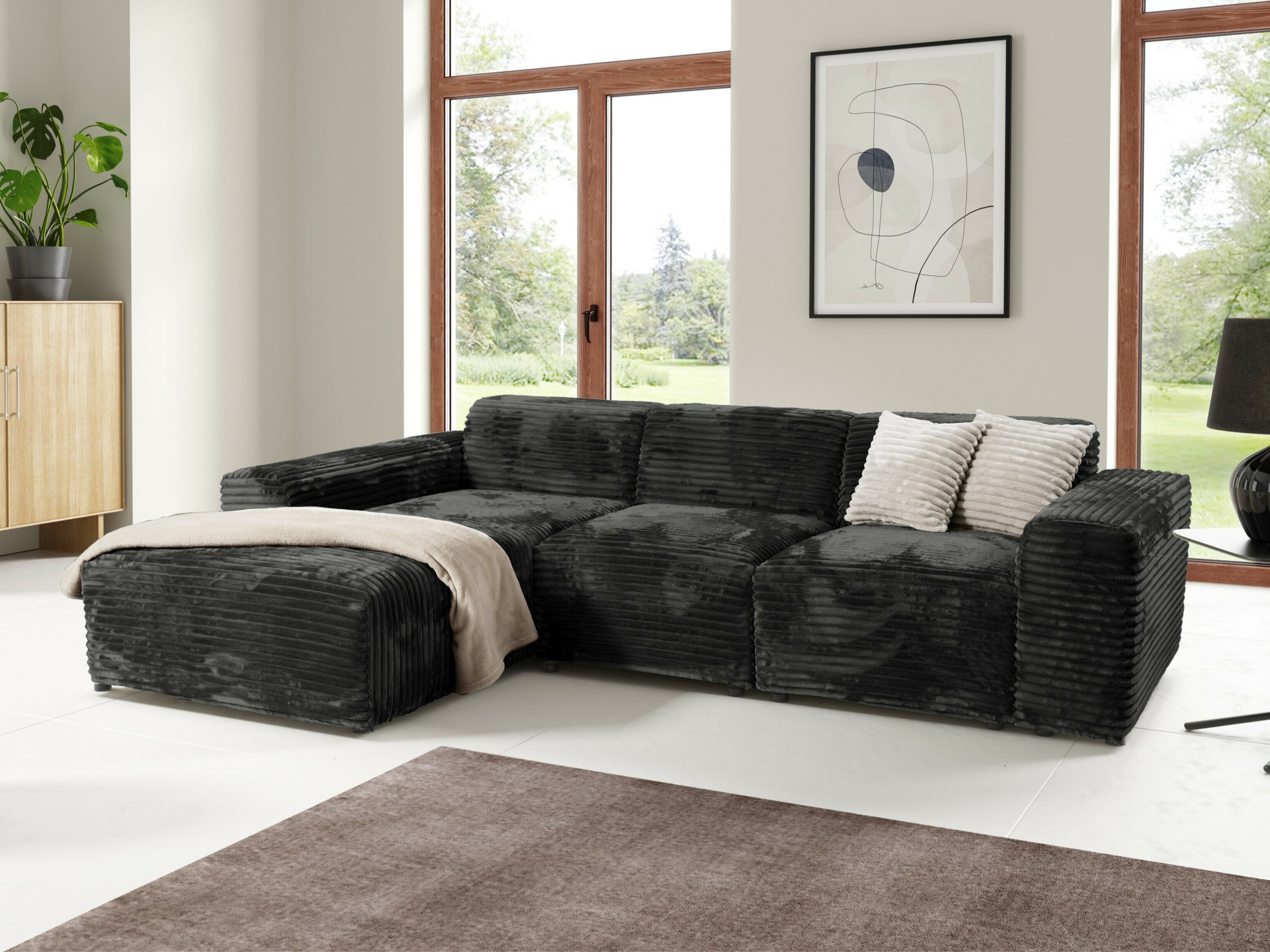 Corner sofa Franklin 137 (Tilia 100)