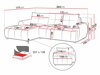 Corner sofa TrendyNest 104 (Velo 623)