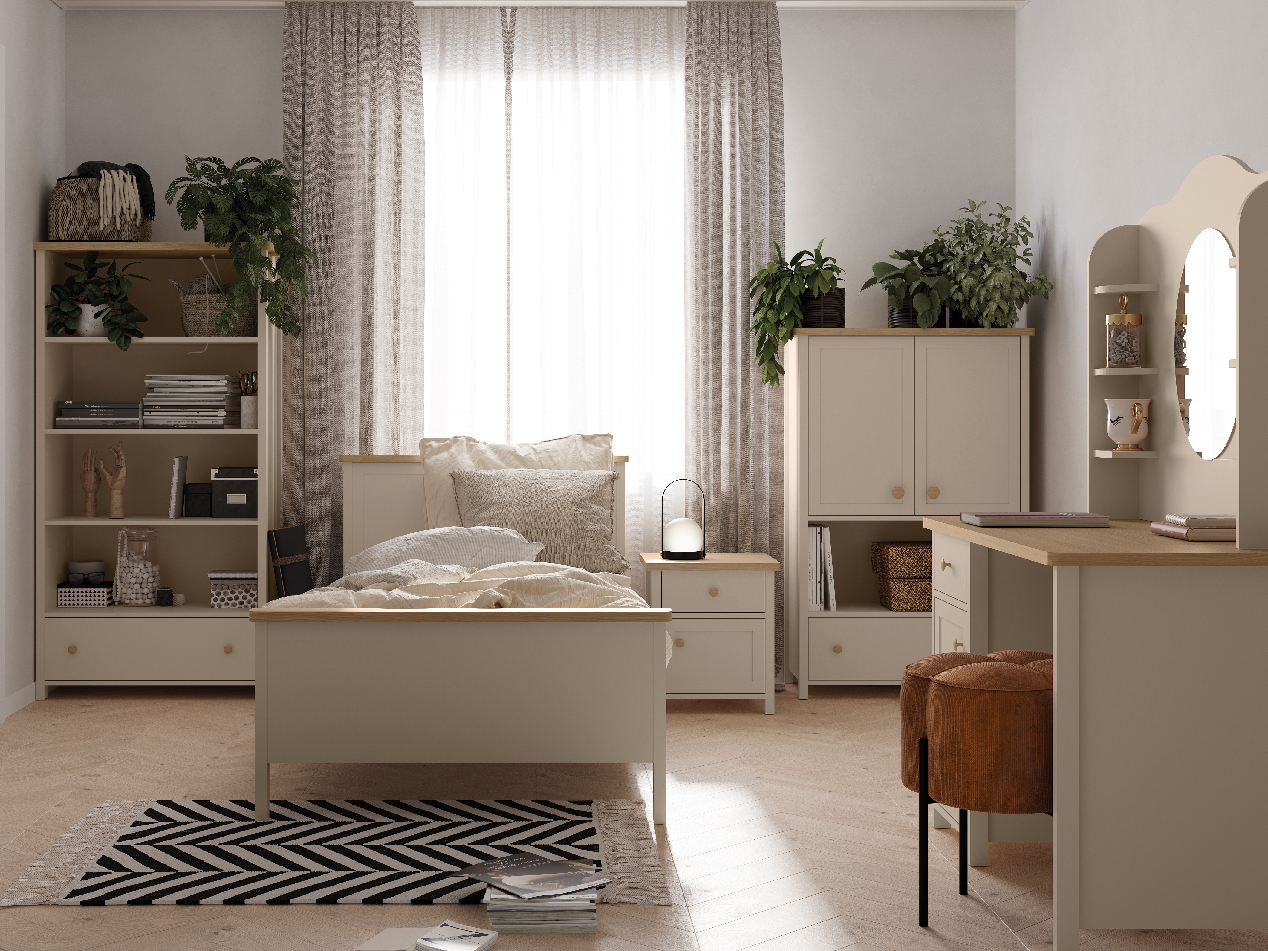 Mirror Romelbo 137 (Beige)
