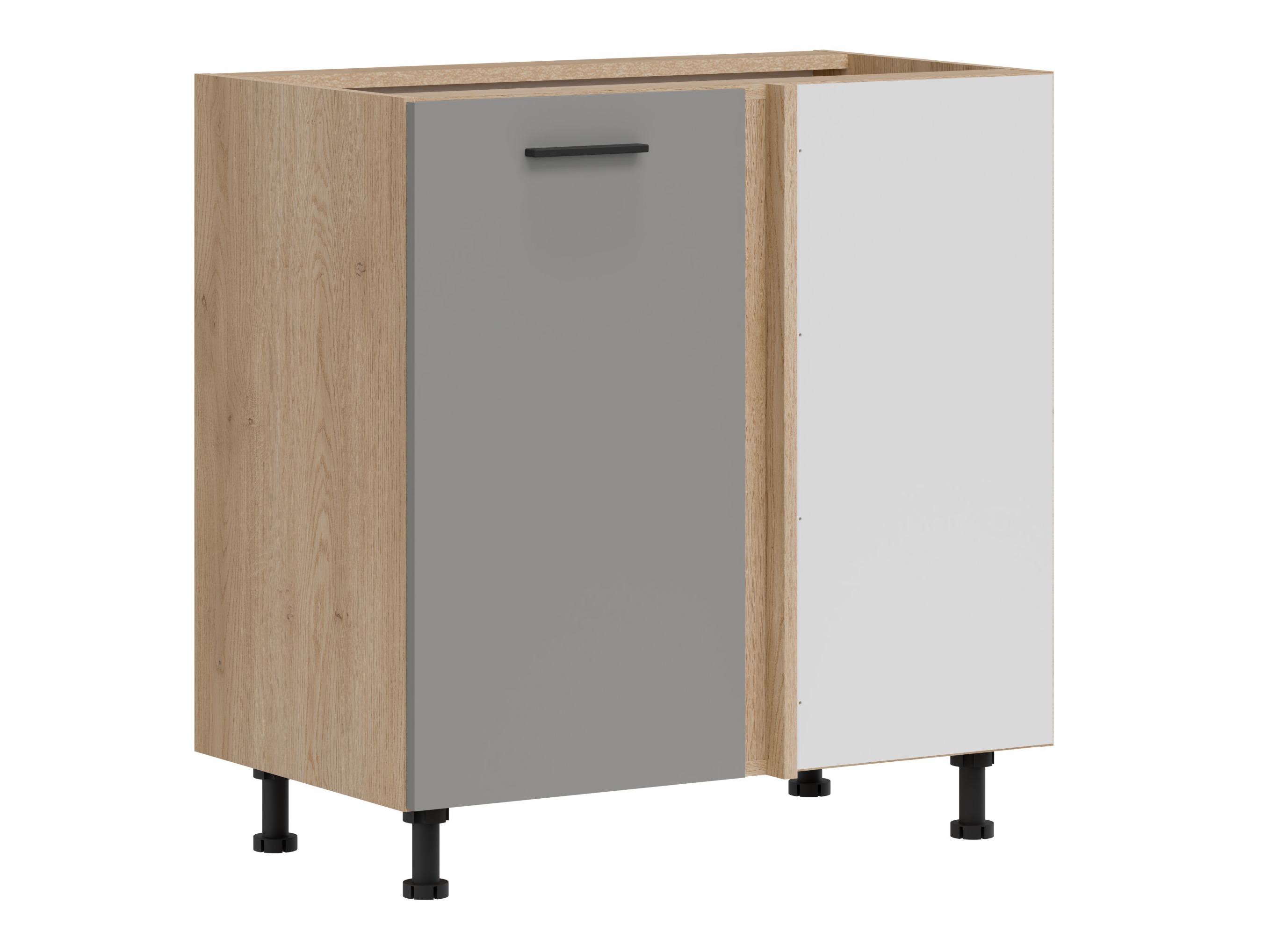 Modular corner cabinet Ati Grey 130