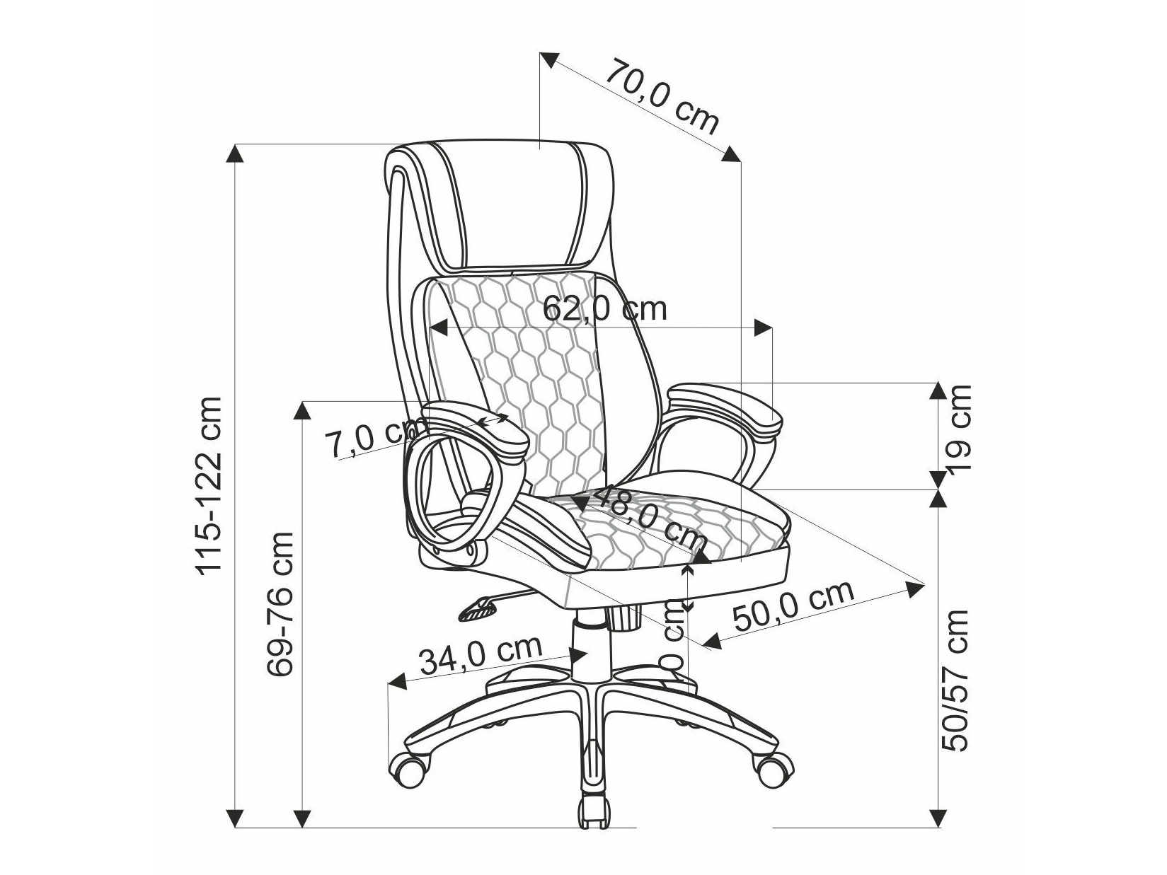 Office chair Houston 1608