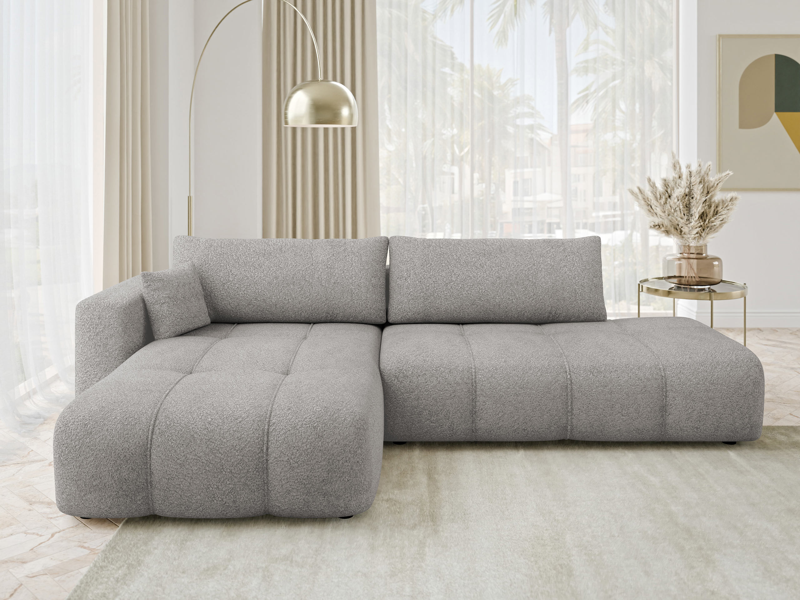 Corner sofa Comfivo Laurus III (Coral 75)