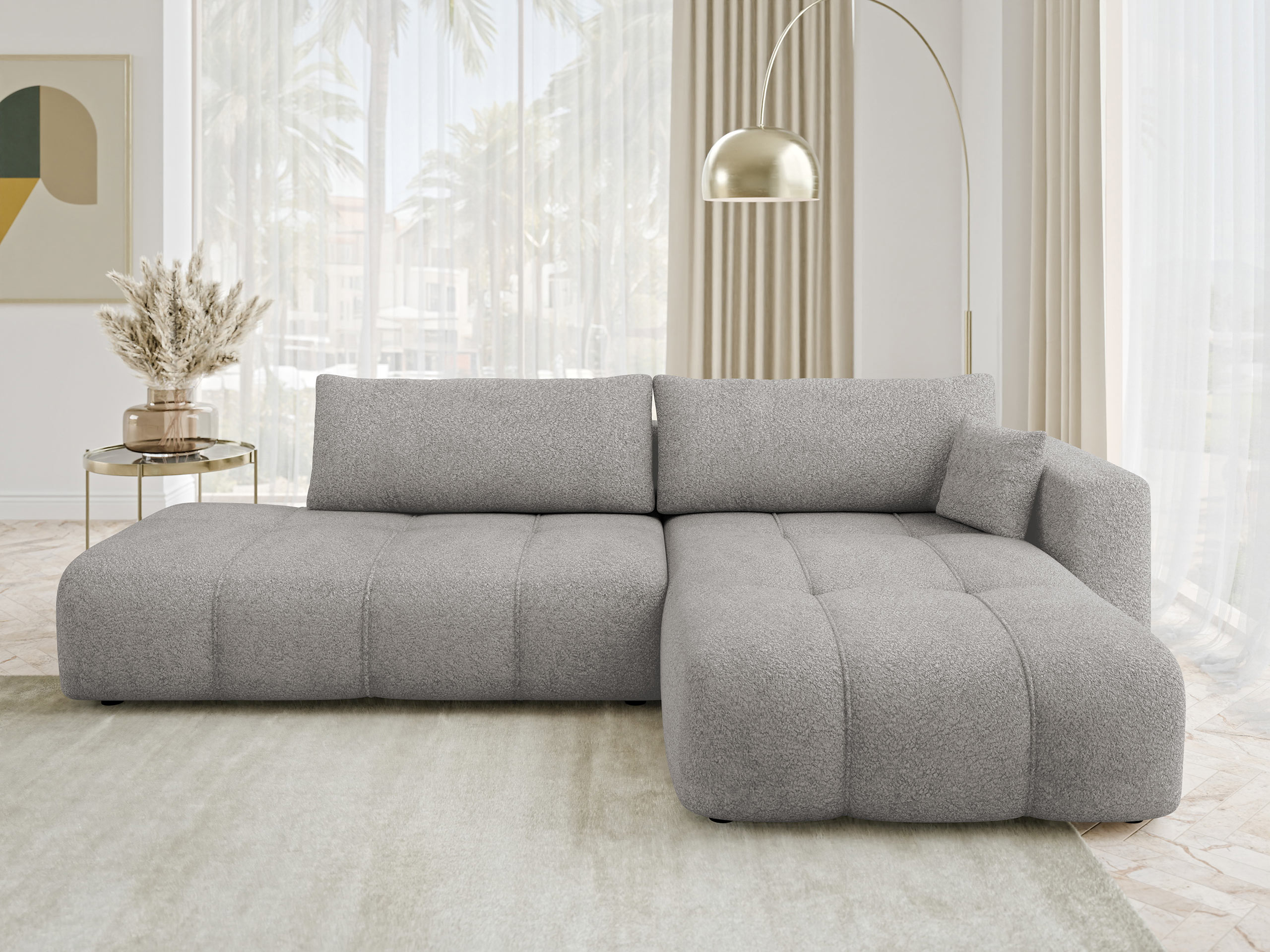 Corner sofa Comfivo Laurus III (Coral 75)