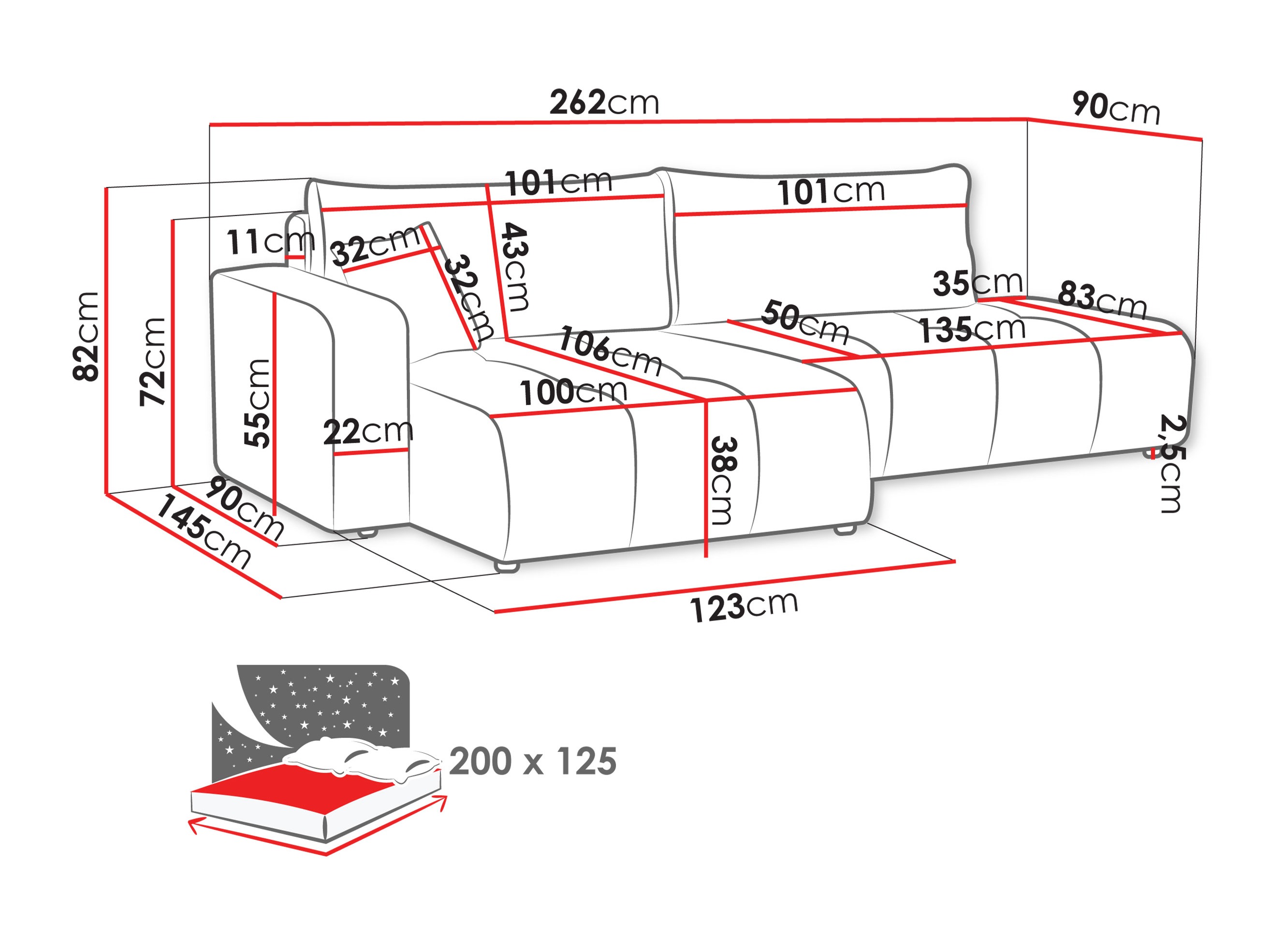 Corner sofa Comfivo Laurus III (Velo 621)