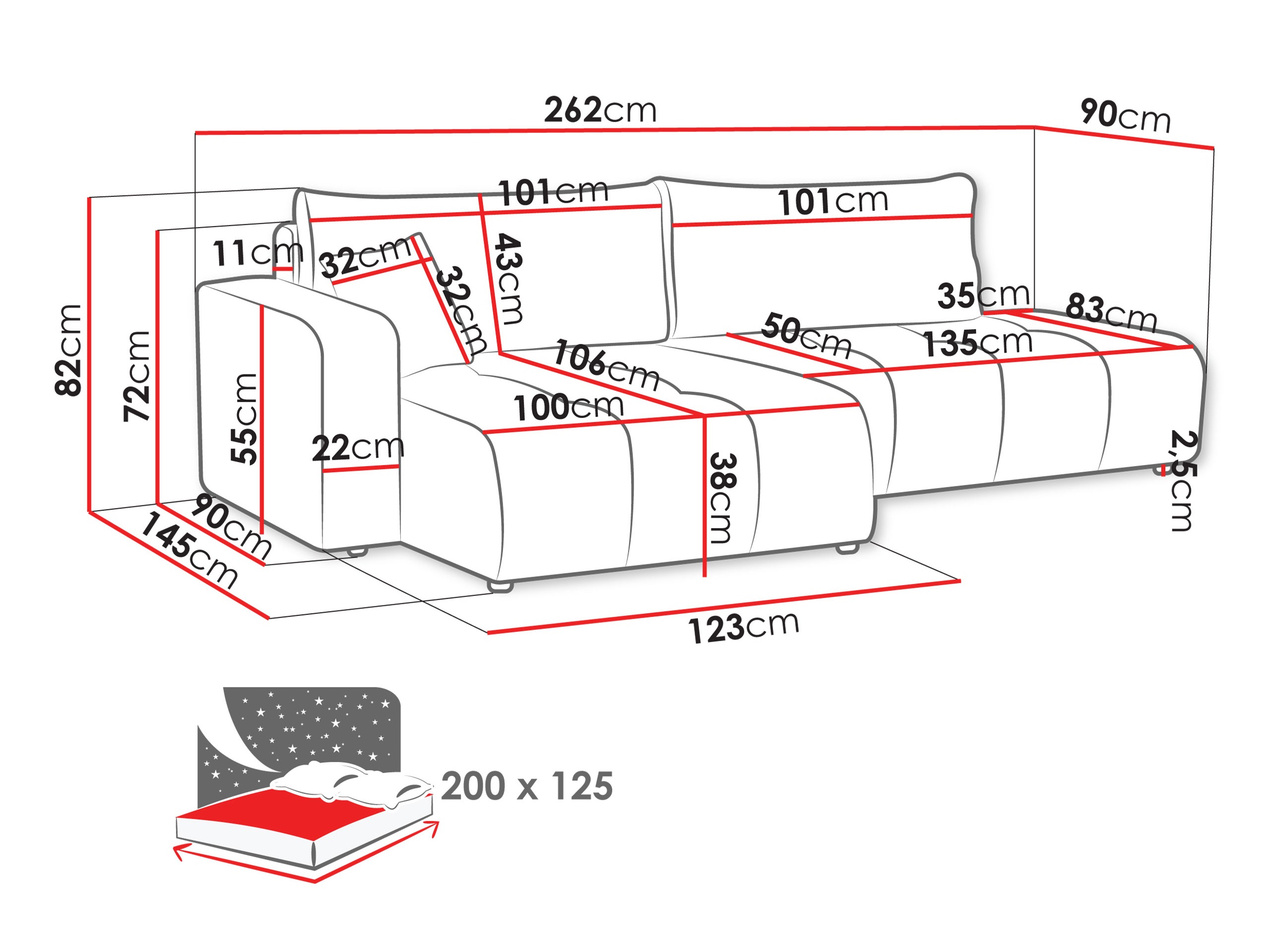 Corner sofa Comfivo Laurus III (Velo 635)