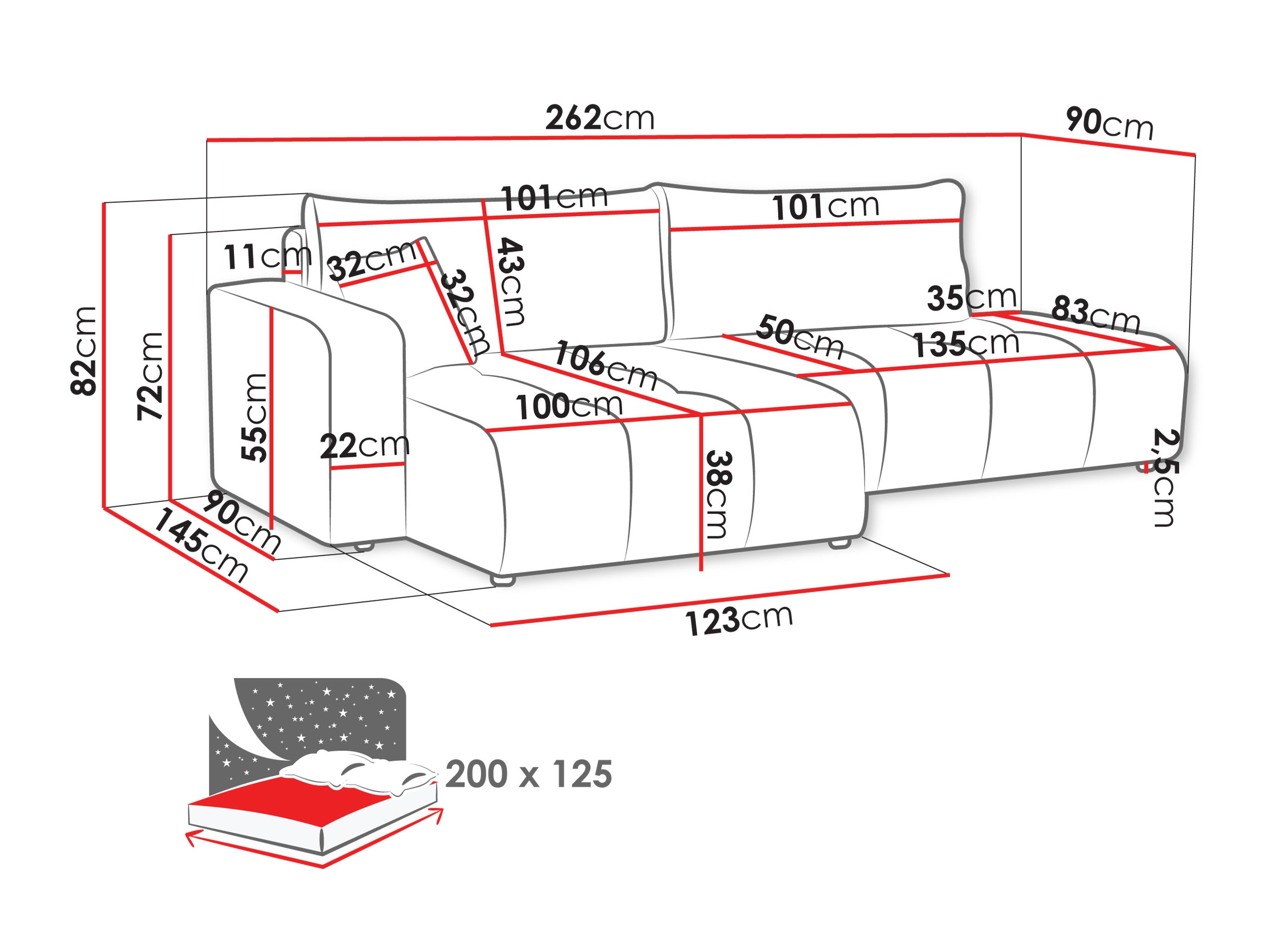 Corner sofa Comfivo Laurus III (Velo 636)