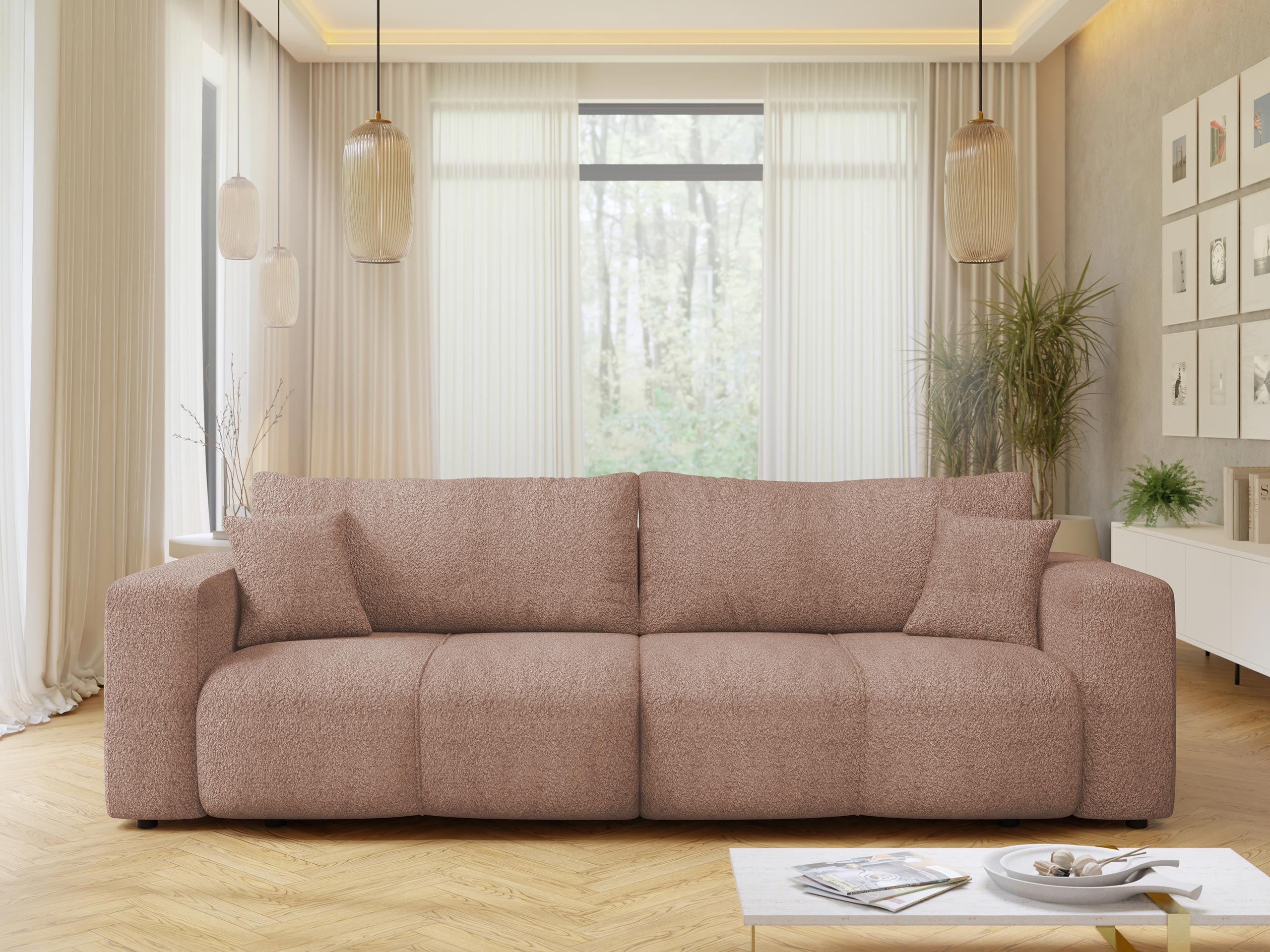 Sofa bed Comfivo Laurus (Coral 45)