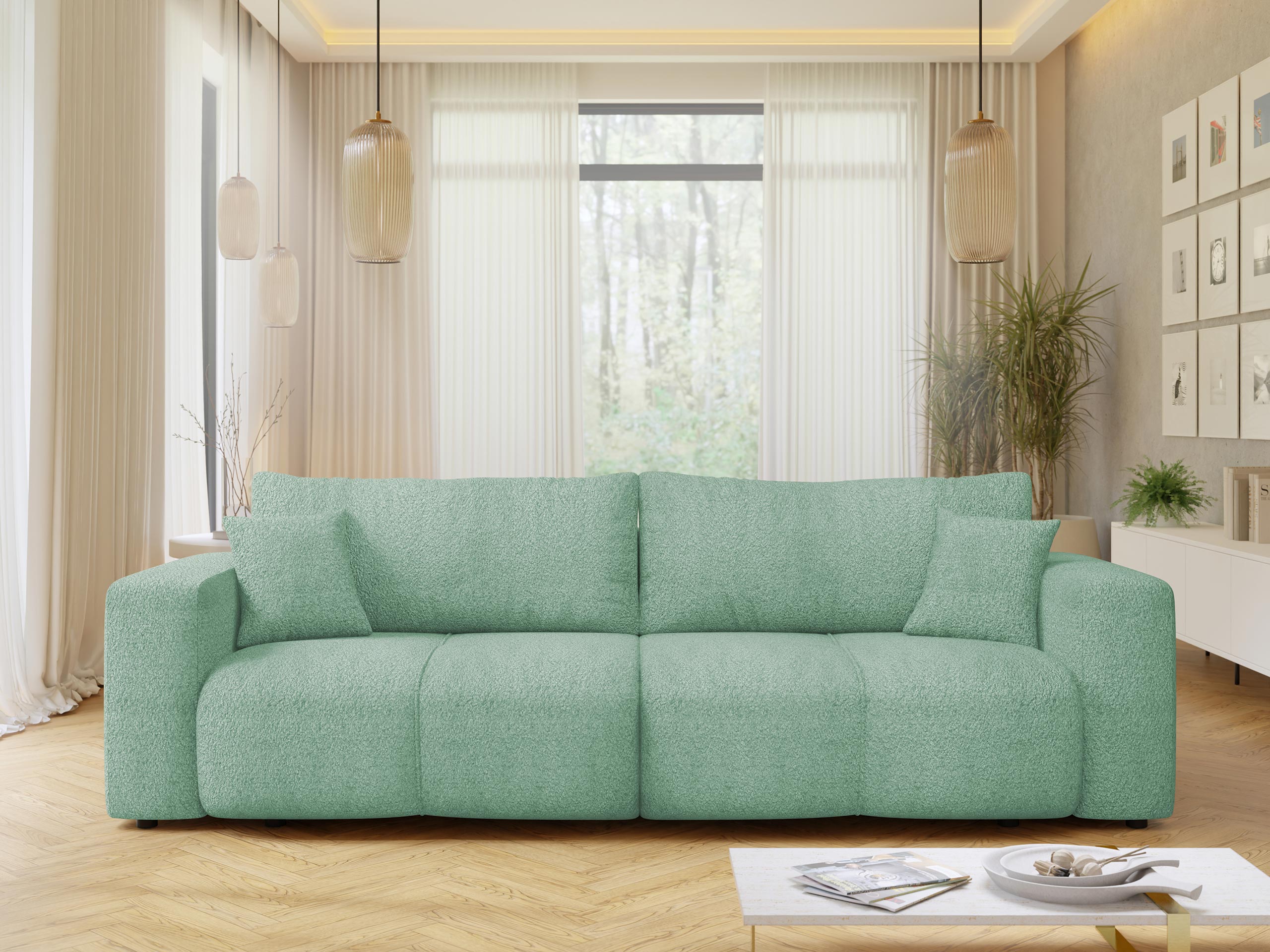 Sofa bed Comfivo Laurus (Coral 55)