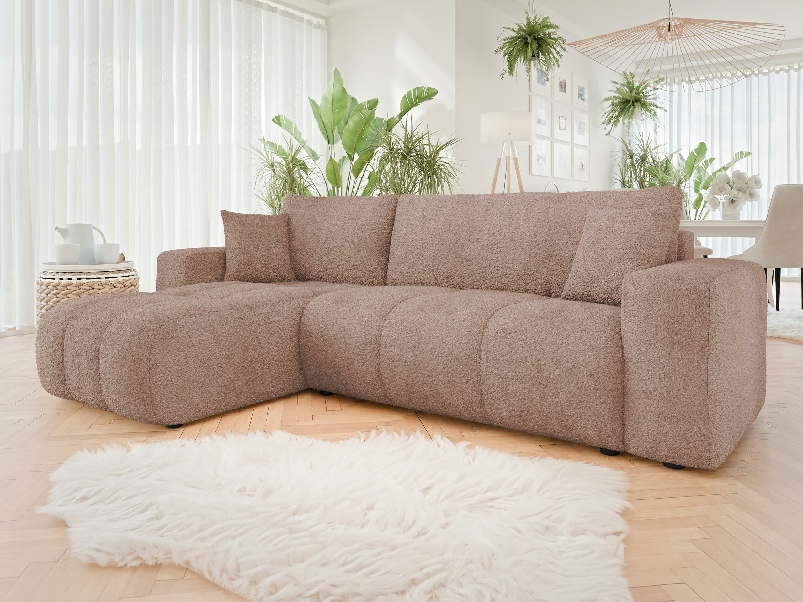 Corner sofa Comfivo 361 (Coral 45)